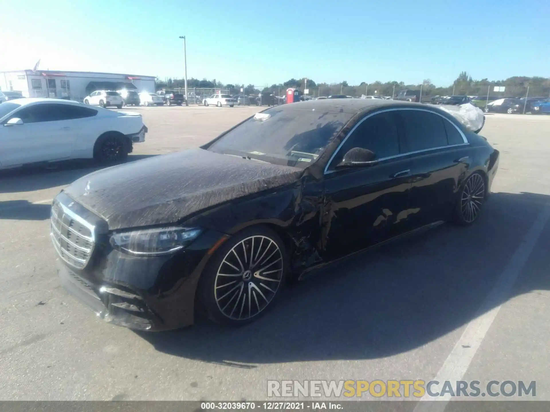 2 Photograph of a damaged car W1K6G7GB9MA033896 MERCEDES-BENZ S-CLASS 2021