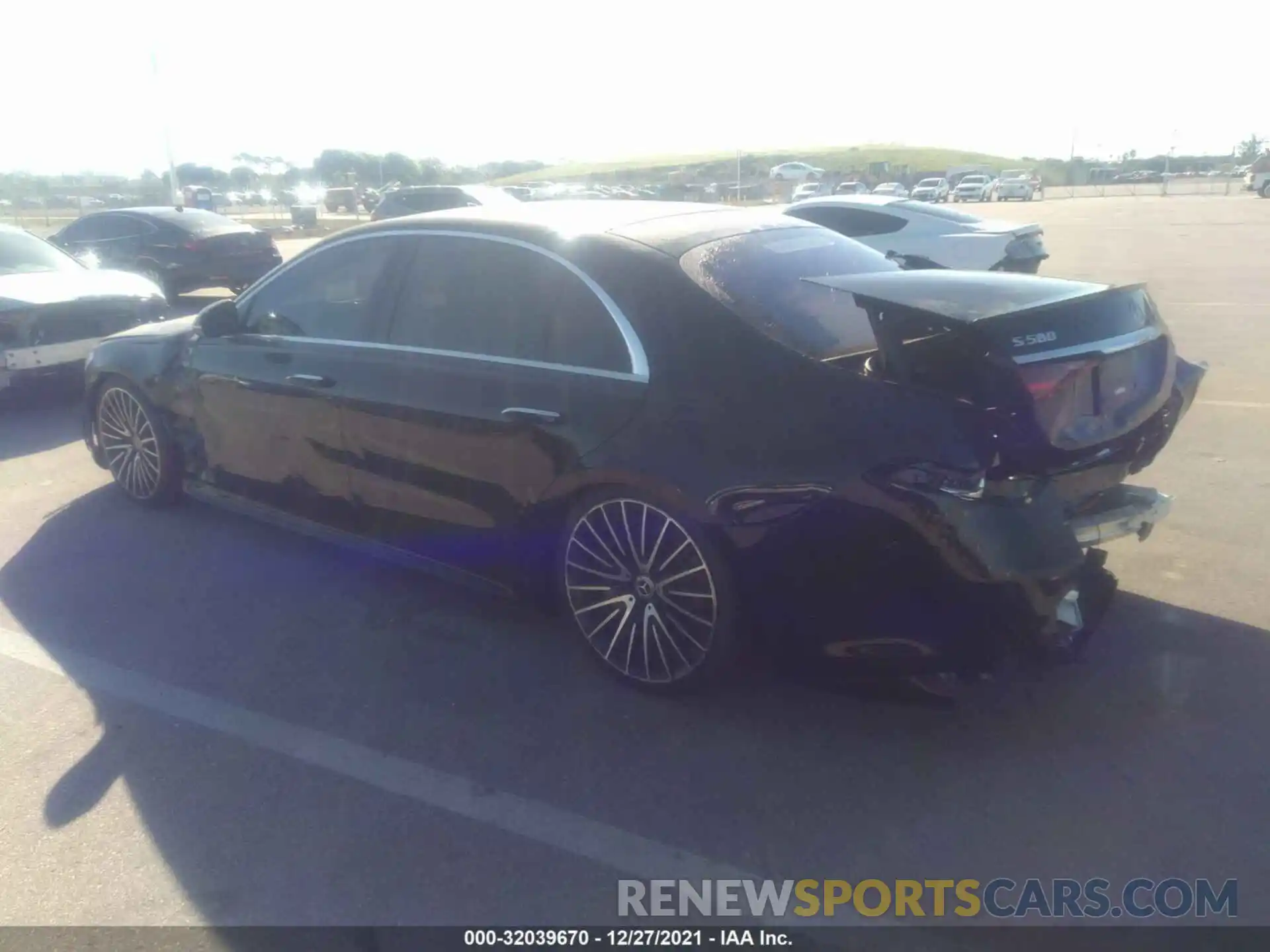 3 Photograph of a damaged car W1K6G7GB9MA033896 MERCEDES-BENZ S-CLASS 2021