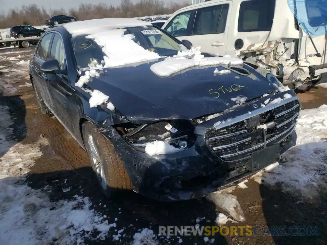 1 Photograph of a damaged car W1K6G7GB9MA035387 MERCEDES-BENZ S-CLASS 2021