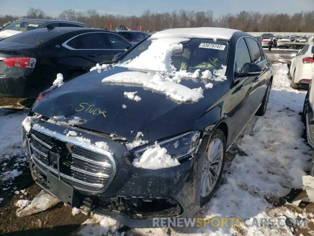 2 Photograph of a damaged car W1K6G7GB9MA035387 MERCEDES-BENZ S-CLASS 2021