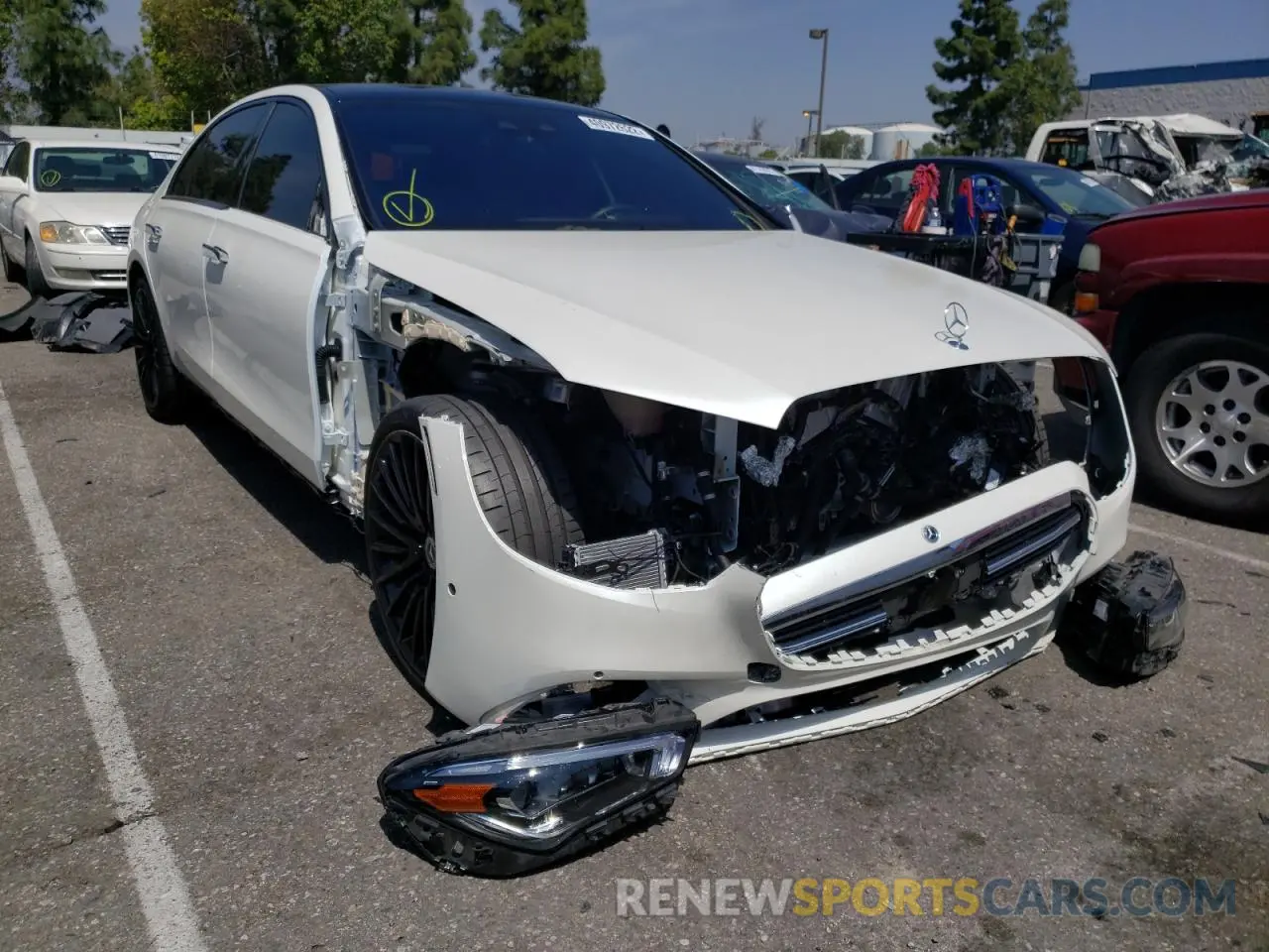 1 Photograph of a damaged car W1K6G7GB9MA039701 MERCEDES-BENZ S-CLASS 2021