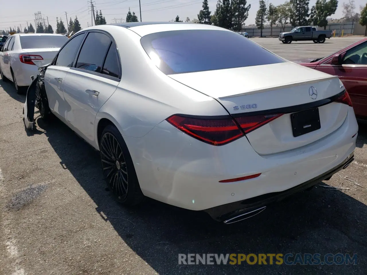 3 Photograph of a damaged car W1K6G7GB9MA039701 MERCEDES-BENZ S-CLASS 2021