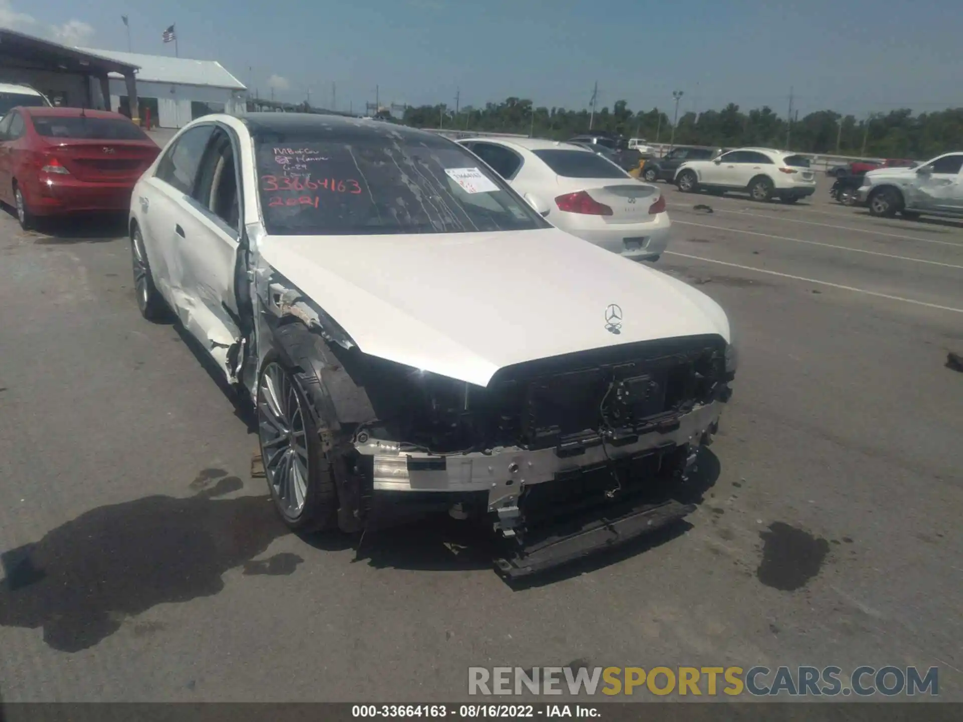 1 Photograph of a damaged car W1K6G7GB9MA042761 MERCEDES-BENZ S-CLASS 2021