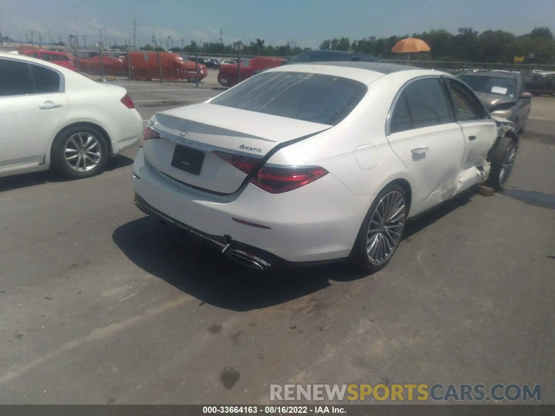 4 Photograph of a damaged car W1K6G7GB9MA042761 MERCEDES-BENZ S-CLASS 2021