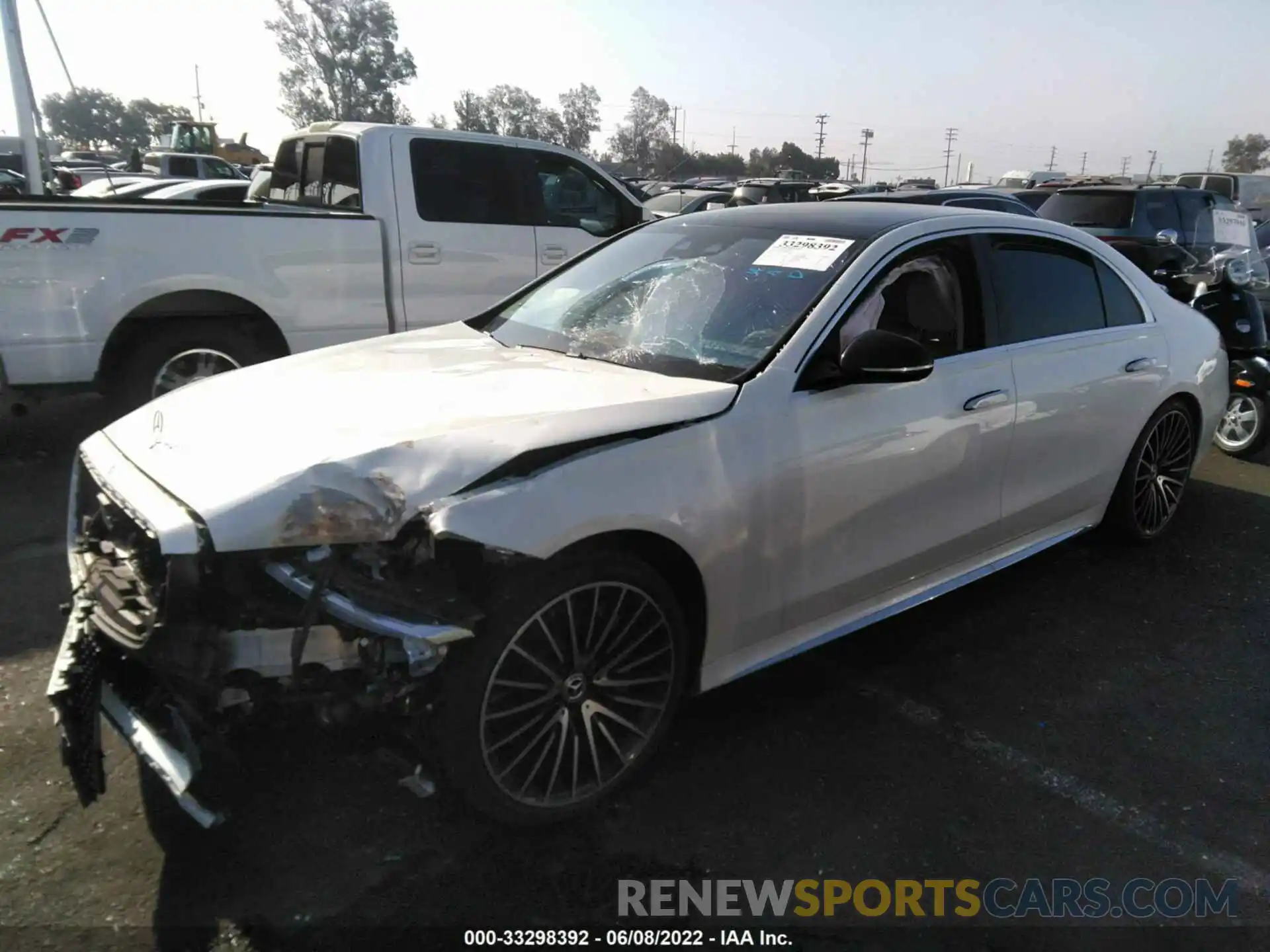 2 Photograph of a damaged car W1K6G7GBXMA039089 MERCEDES-BENZ S-CLASS 2021