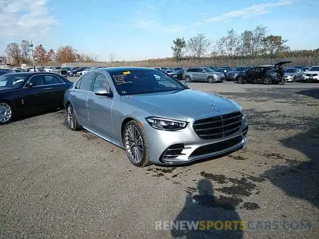 1 Photograph of a damaged car W1K6G7GBXMA042994 MERCEDES-BENZ S-CLASS 2021