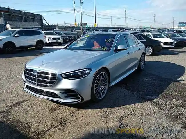 2 Photograph of a damaged car W1K6G7GBXMA042994 MERCEDES-BENZ S-CLASS 2021