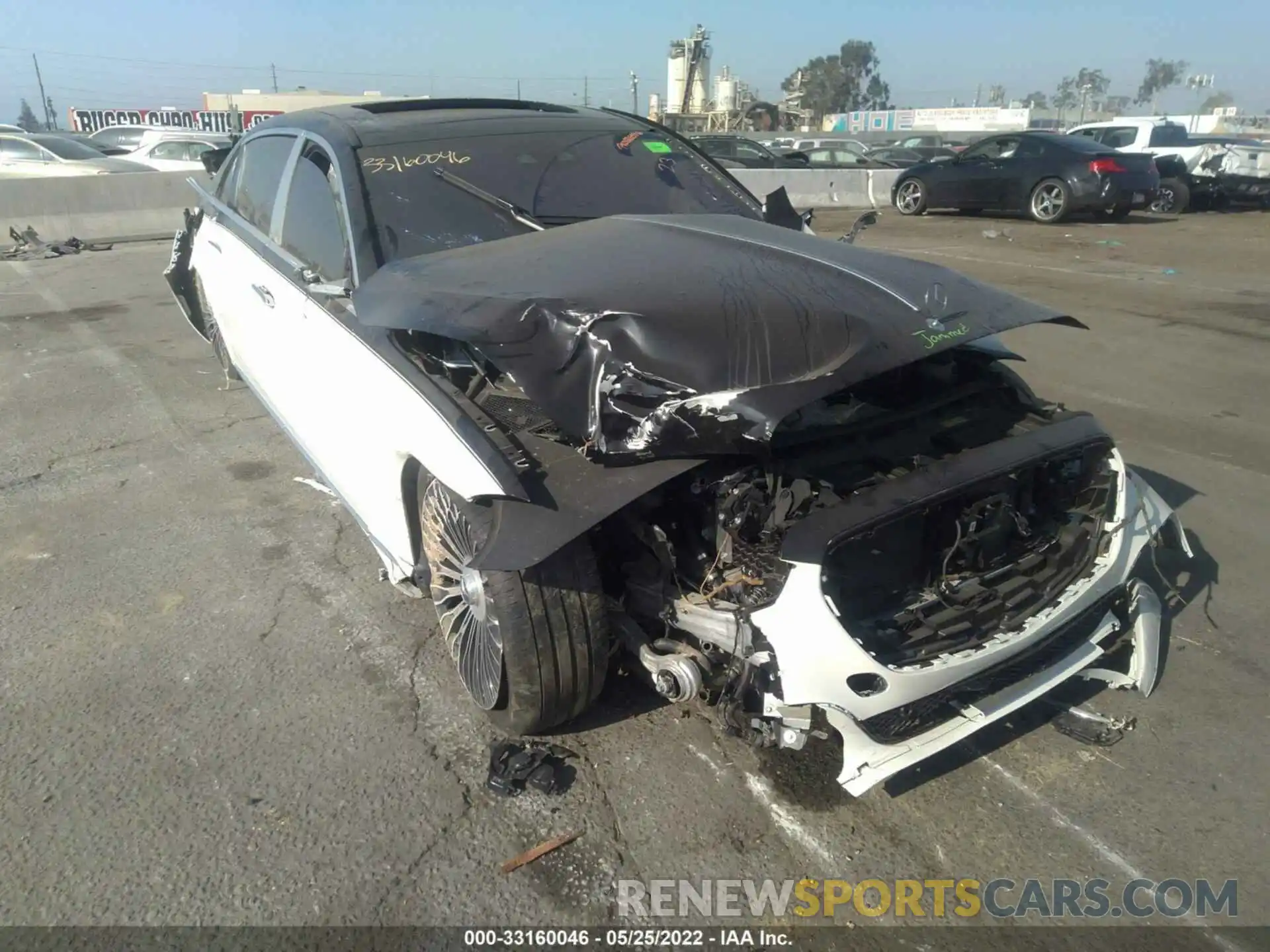 1 Photograph of a damaged car W1K6X7GB2MA042083 MERCEDES-BENZ S-CLASS 2021