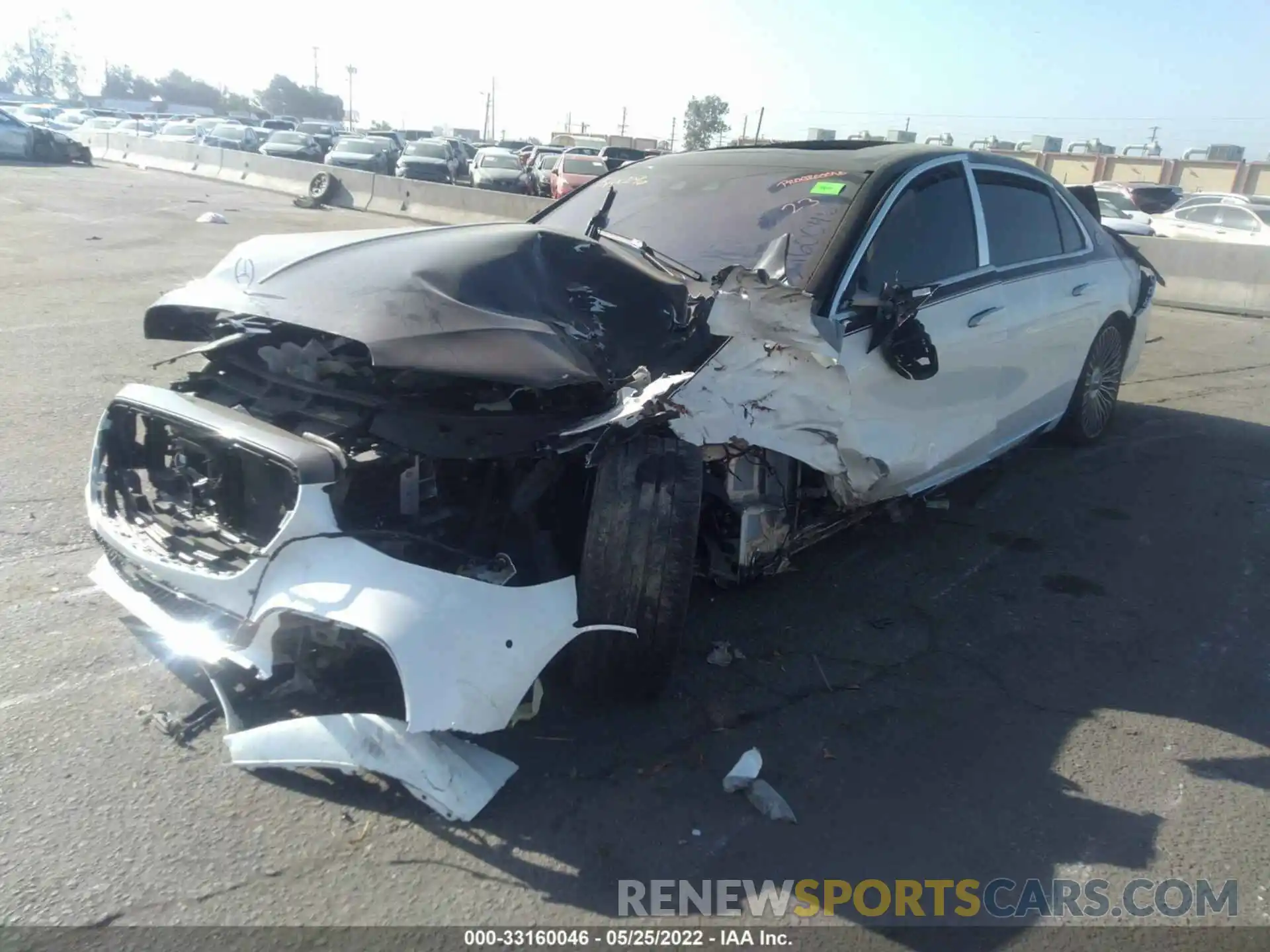 2 Photograph of a damaged car W1K6X7GB2MA042083 MERCEDES-BENZ S-CLASS 2021