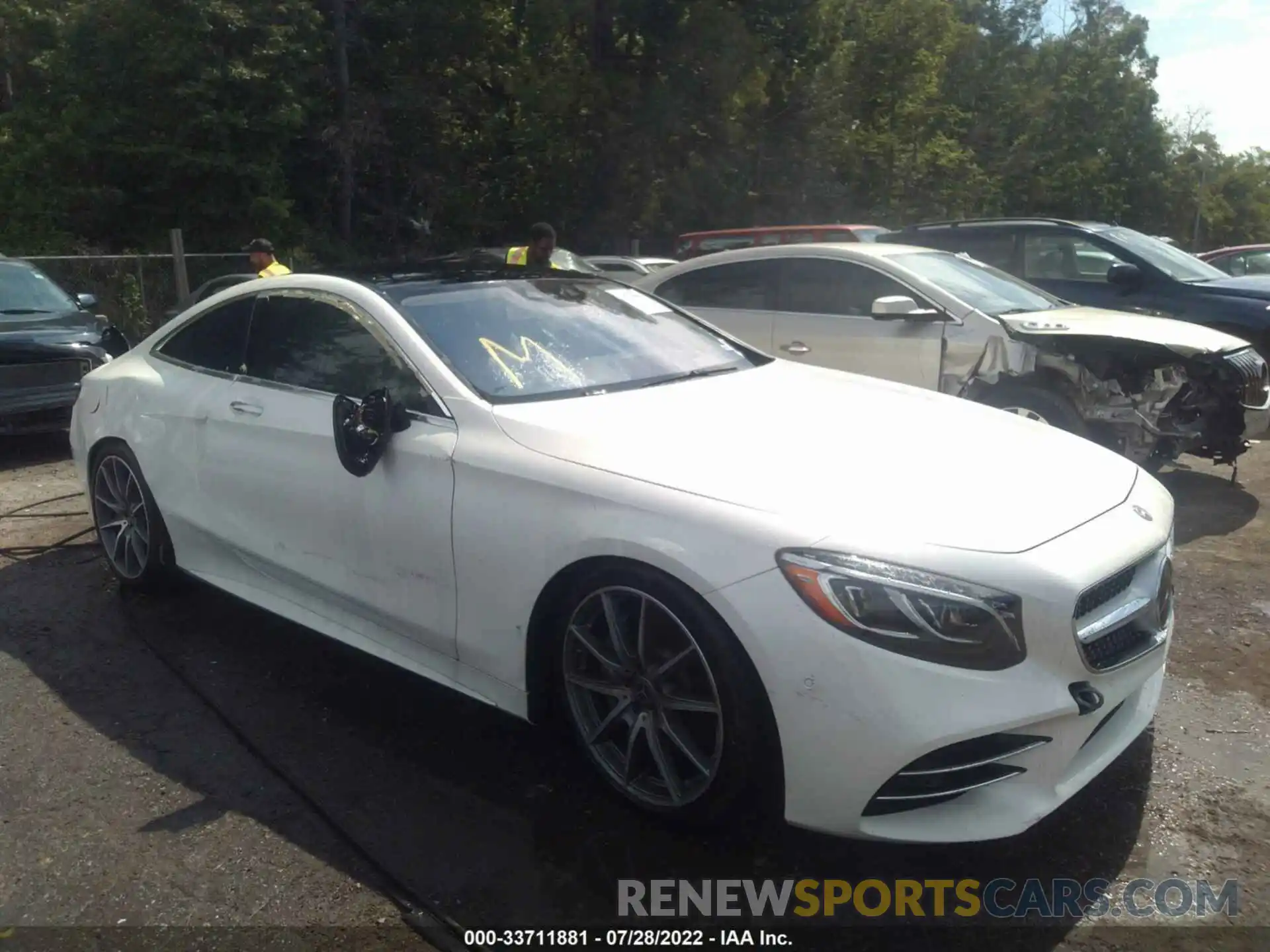 1 Photograph of a damaged car W1KXJ8GB8MA051205 MERCEDES-BENZ S-CLASS 2021