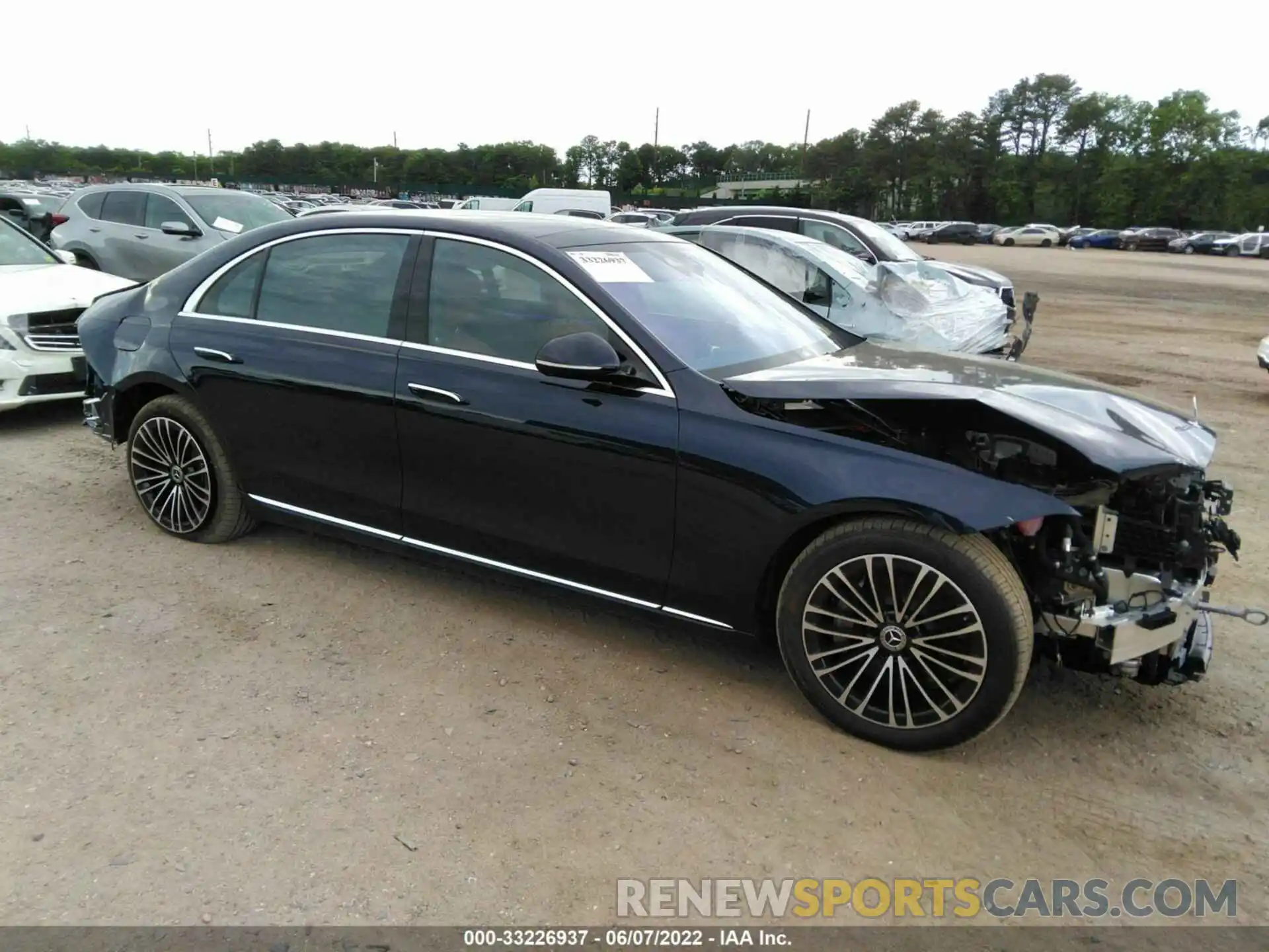 1 Photograph of a damaged car W1K6G6DB0NA122384 MERCEDES-BENZ S-CLASS 2022