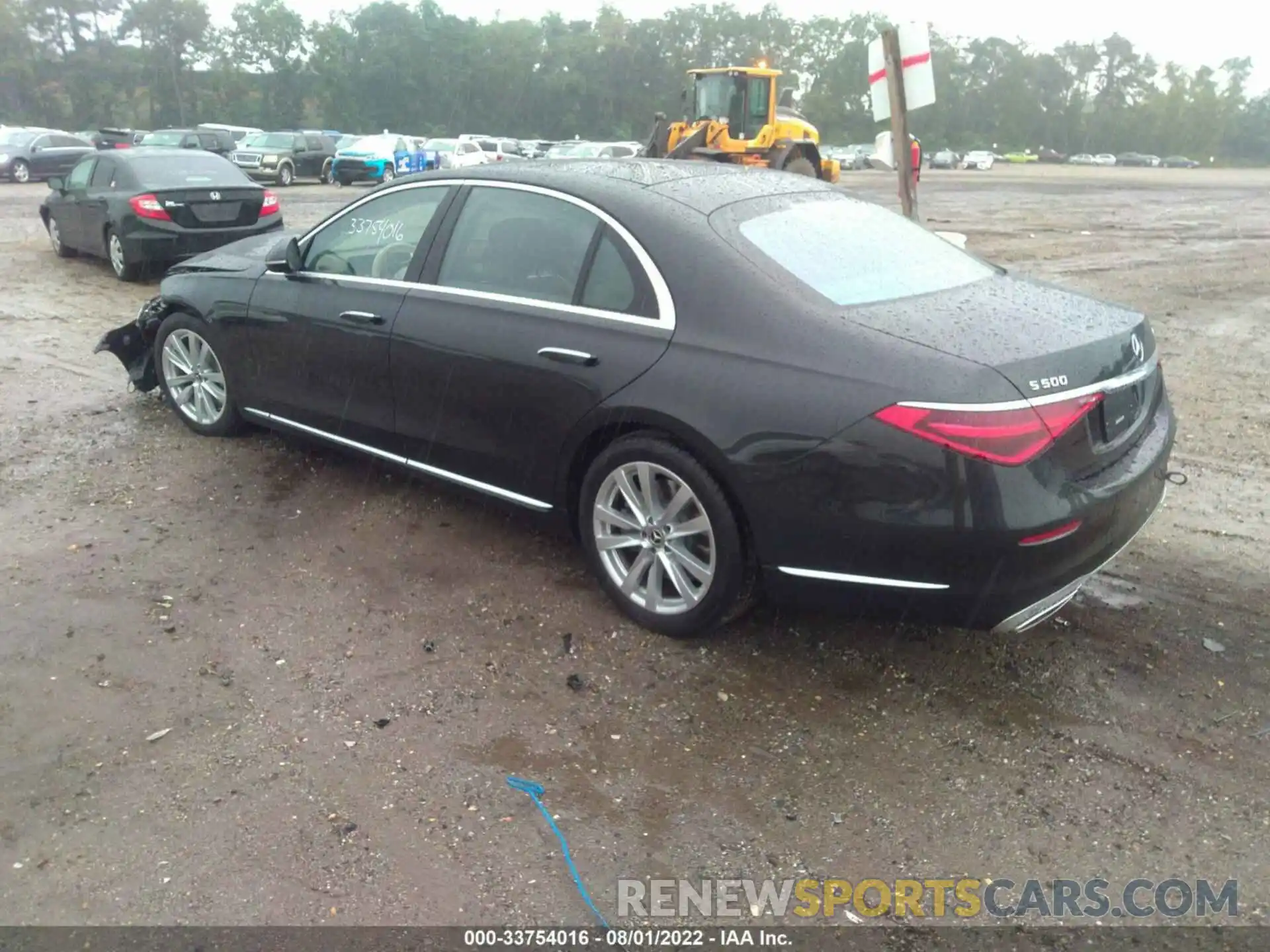 3 Фотография поврежденного автомобиля W1K6G6DB8NA068039 MERCEDES-BENZ S-CLASS 2022