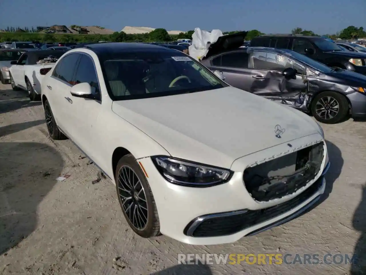 1 Photograph of a damaged car W1K6G6DB9NA090714 MERCEDES-BENZ S-CLASS 2022