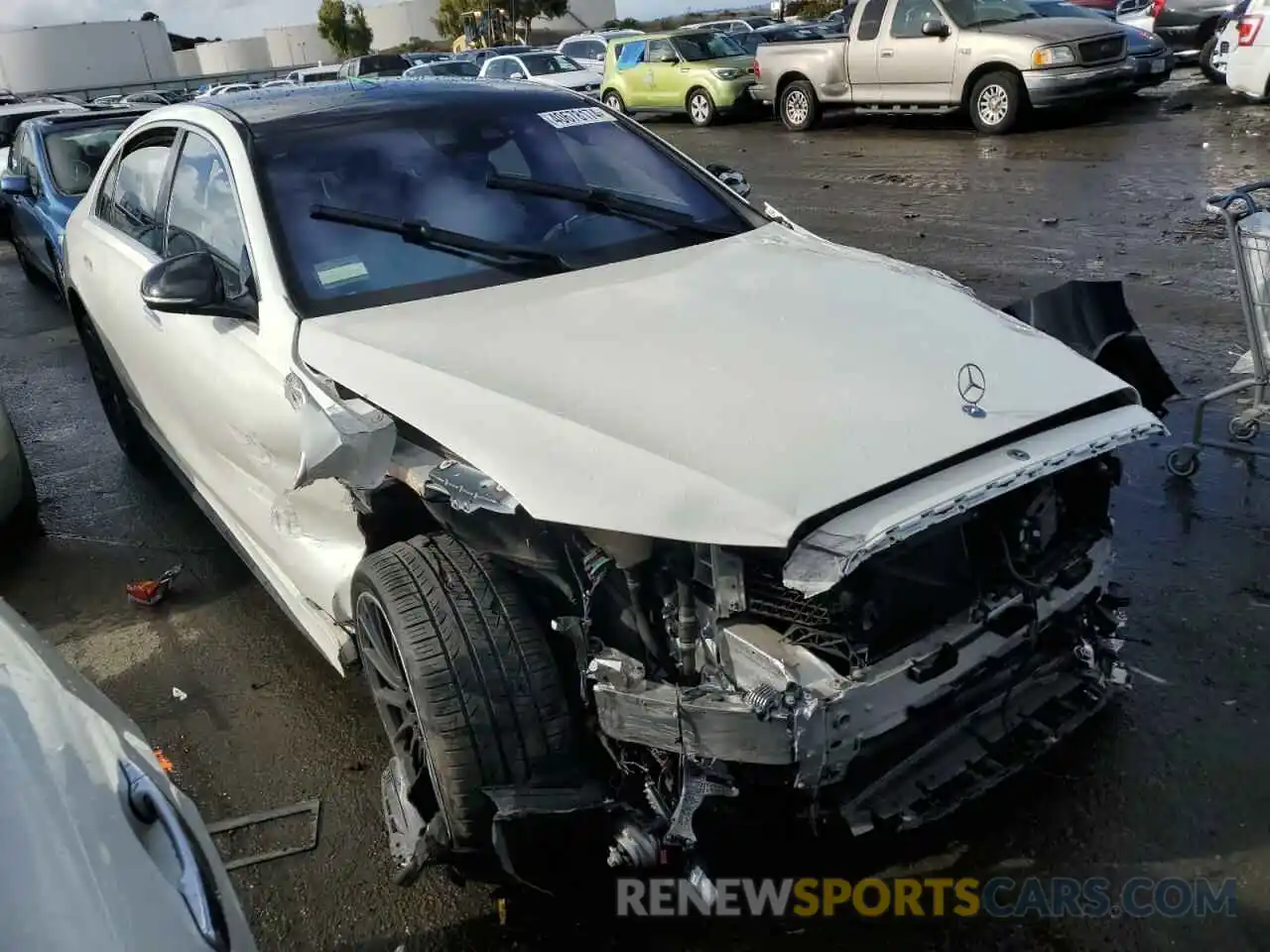 4 Фотография поврежденного автомобиля W1K6G6DB9NA163547 MERCEDES-BENZ S-CLASS 2022
