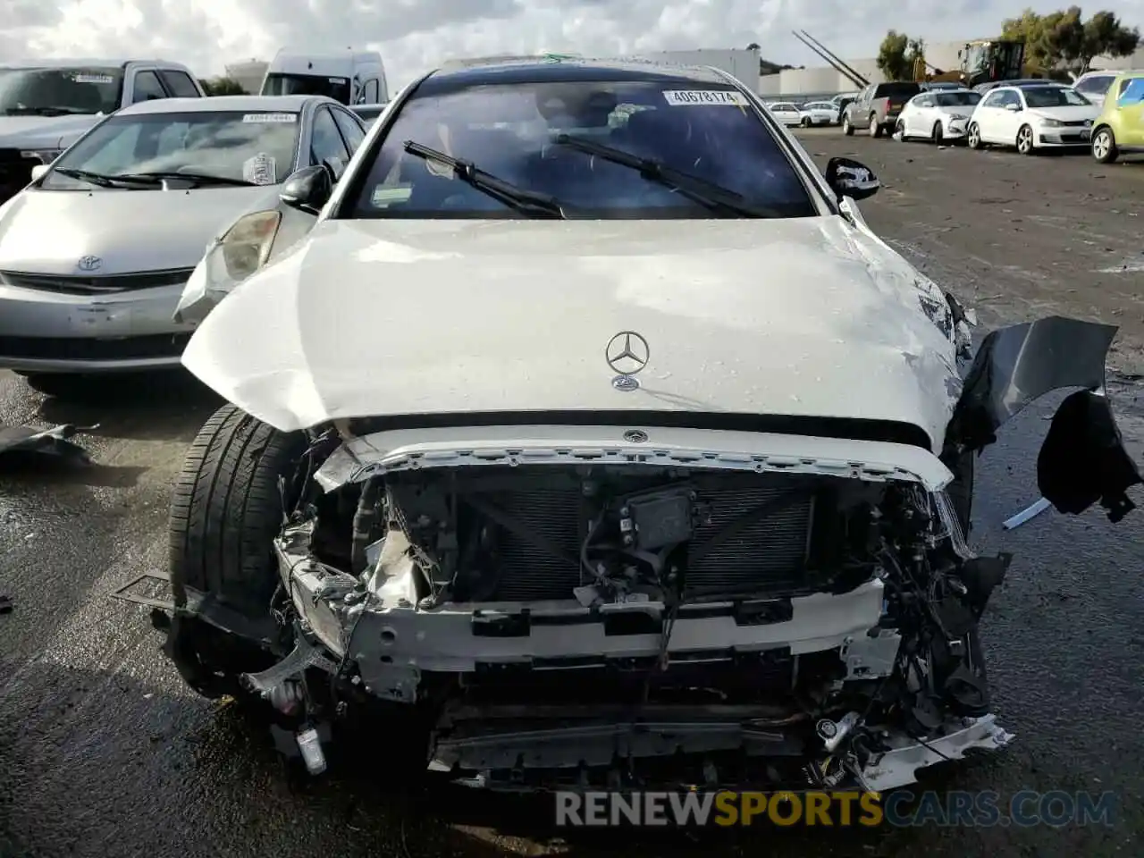 5 Фотография поврежденного автомобиля W1K6G6DB9NA163547 MERCEDES-BENZ S-CLASS 2022