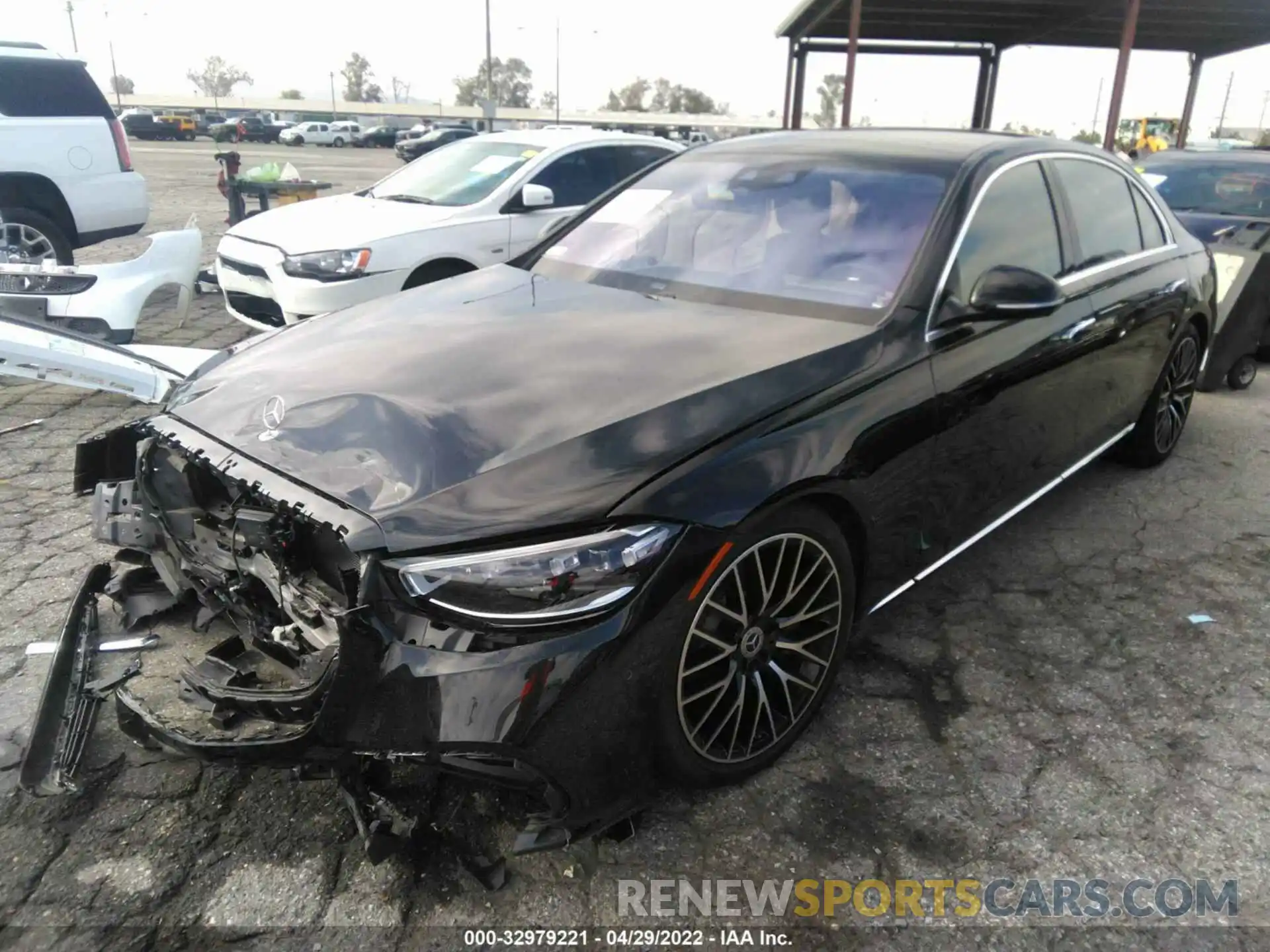 2 Photograph of a damaged car W1K6G7GB0NA069946 MERCEDES-BENZ S-CLASS 2022