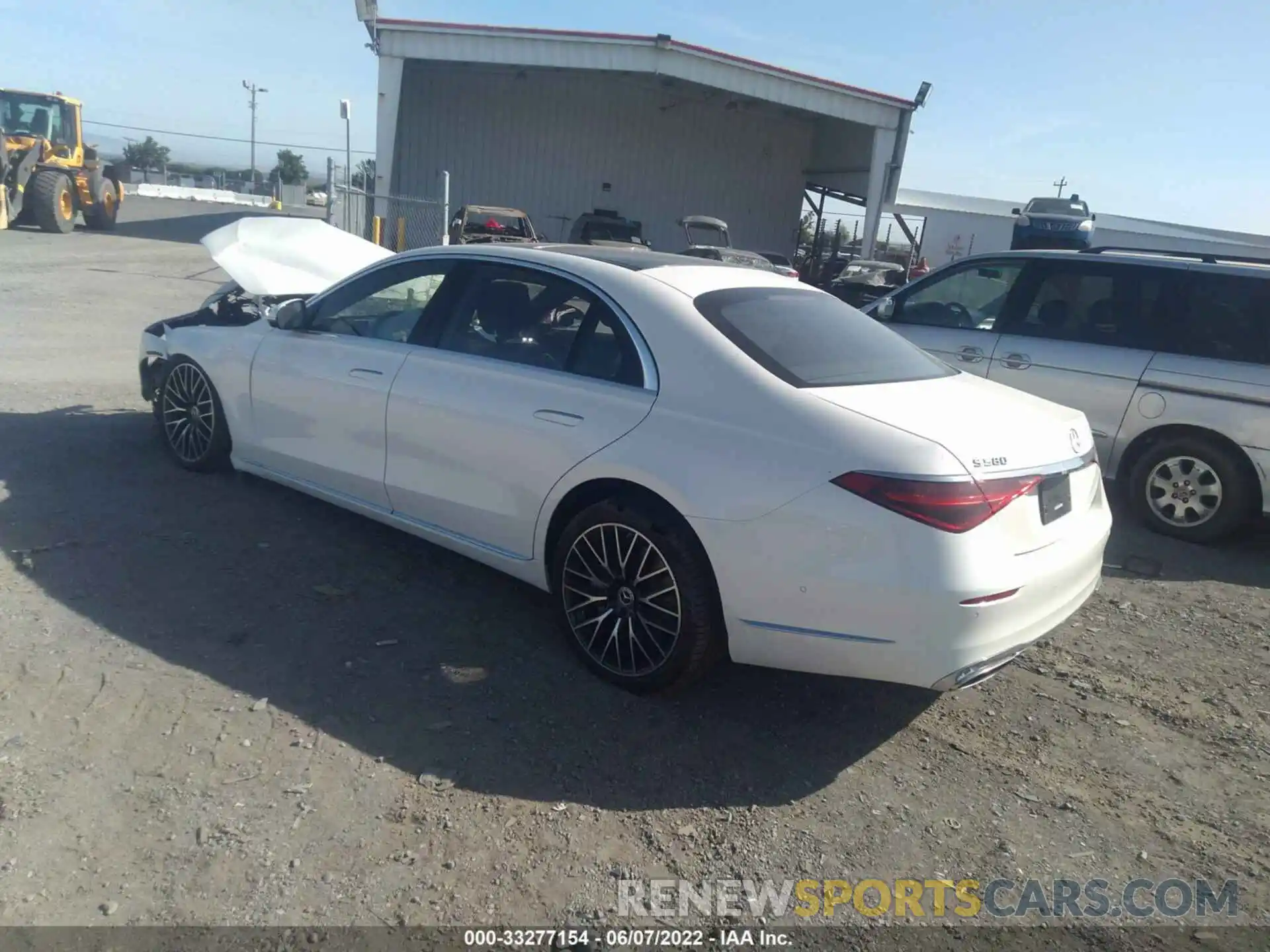 3 Photograph of a damaged car W1K6G7GB0NA095737 MERCEDES-BENZ S-CLASS 2022