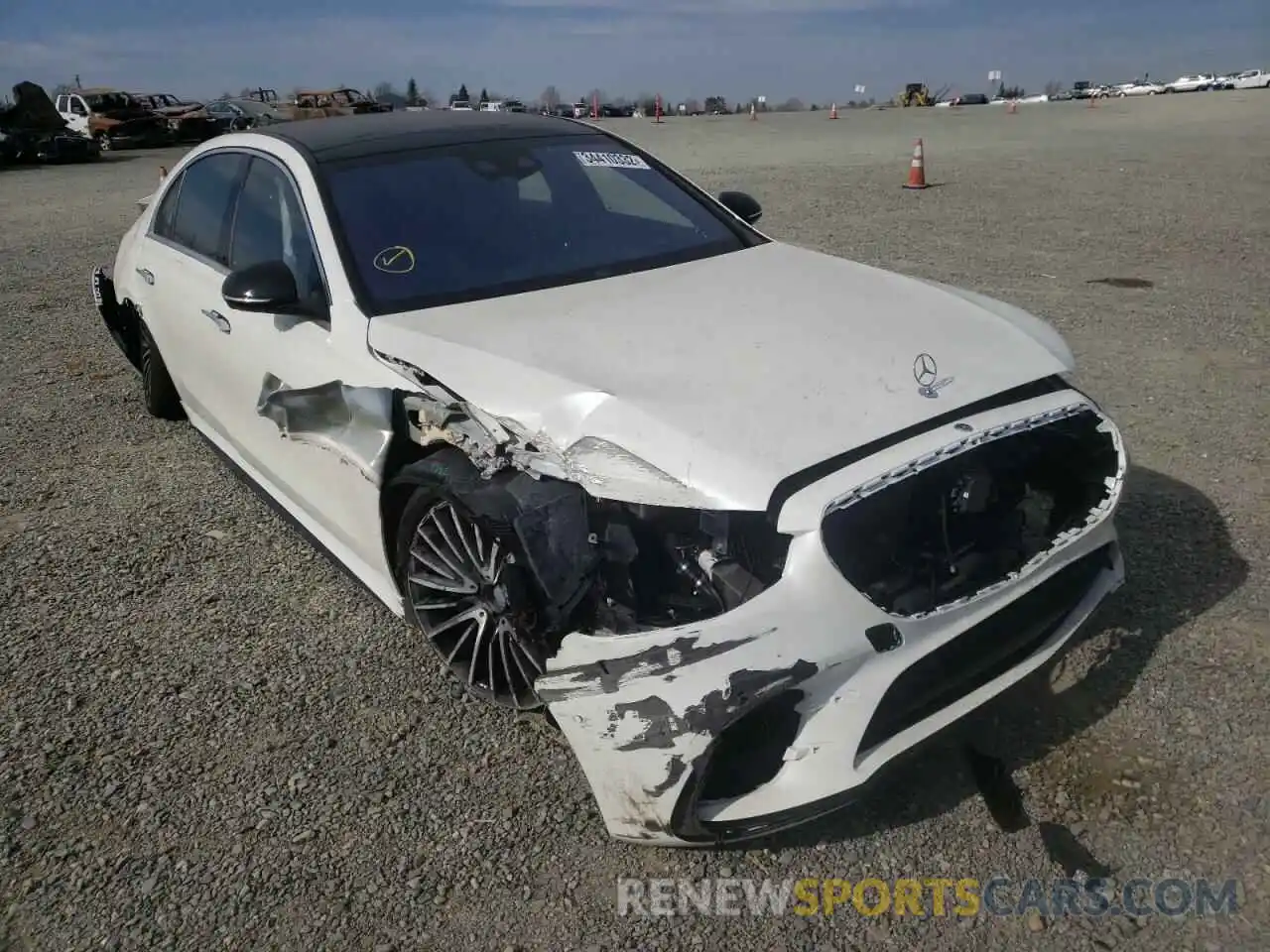 1 Photograph of a damaged car W1K6G7GB3NA096414 MERCEDES-BENZ S-CLASS 2022