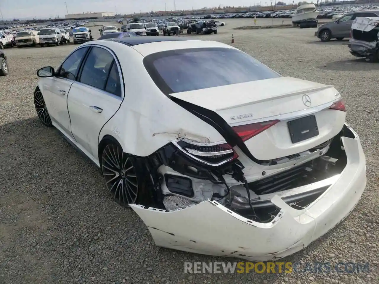 3 Photograph of a damaged car W1K6G7GB3NA096414 MERCEDES-BENZ S-CLASS 2022