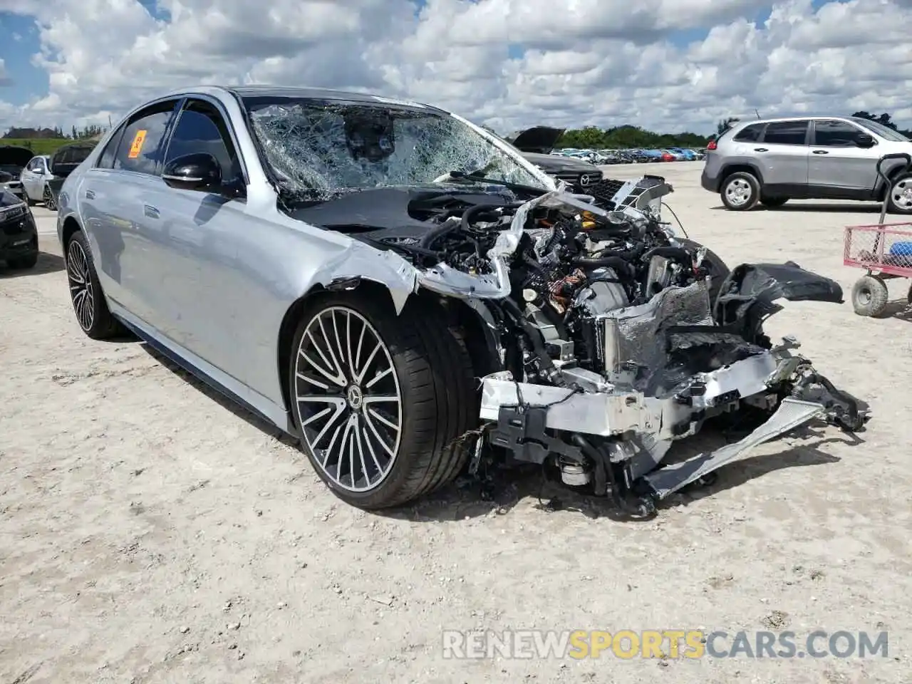 1 Photograph of a damaged car W1K6G7GB4NA108439 MERCEDES-BENZ S-CLASS 2022