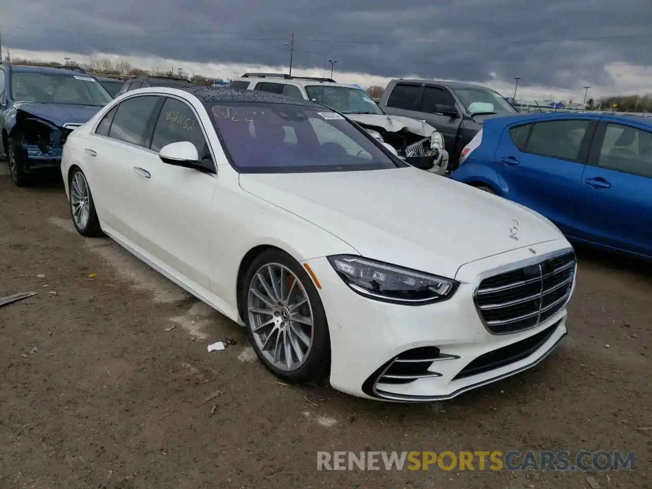 1 Photograph of a damaged car W1K6G7GB5NA097645 MERCEDES-BENZ S-CLASS 2022