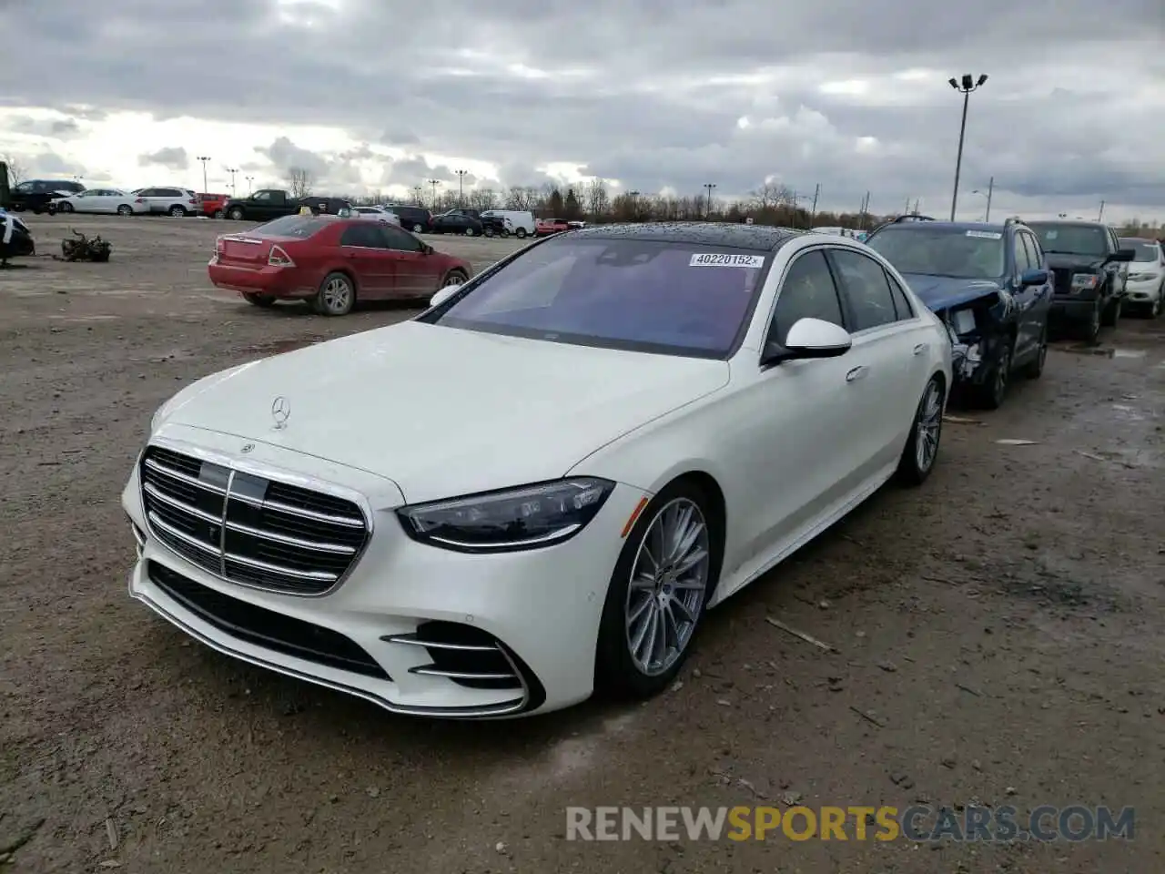 2 Photograph of a damaged car W1K6G7GB5NA097645 MERCEDES-BENZ S-CLASS 2022