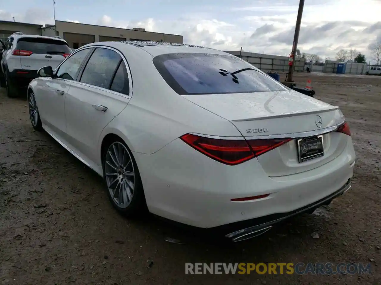 3 Photograph of a damaged car W1K6G7GB5NA097645 MERCEDES-BENZ S-CLASS 2022