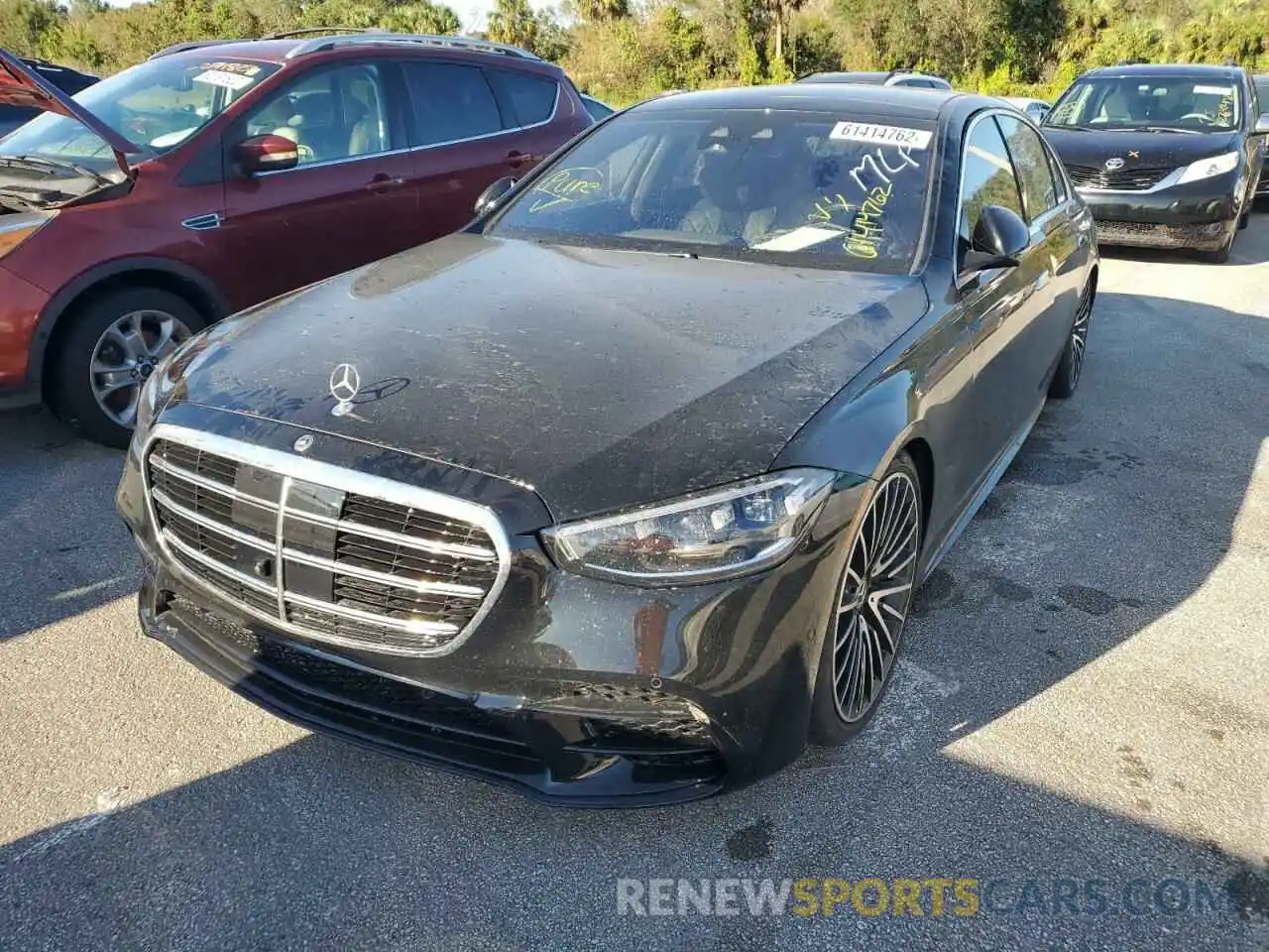 2 Photograph of a damaged car W1K6G7GB8NA129777 MERCEDES-BENZ S-CLASS 2022