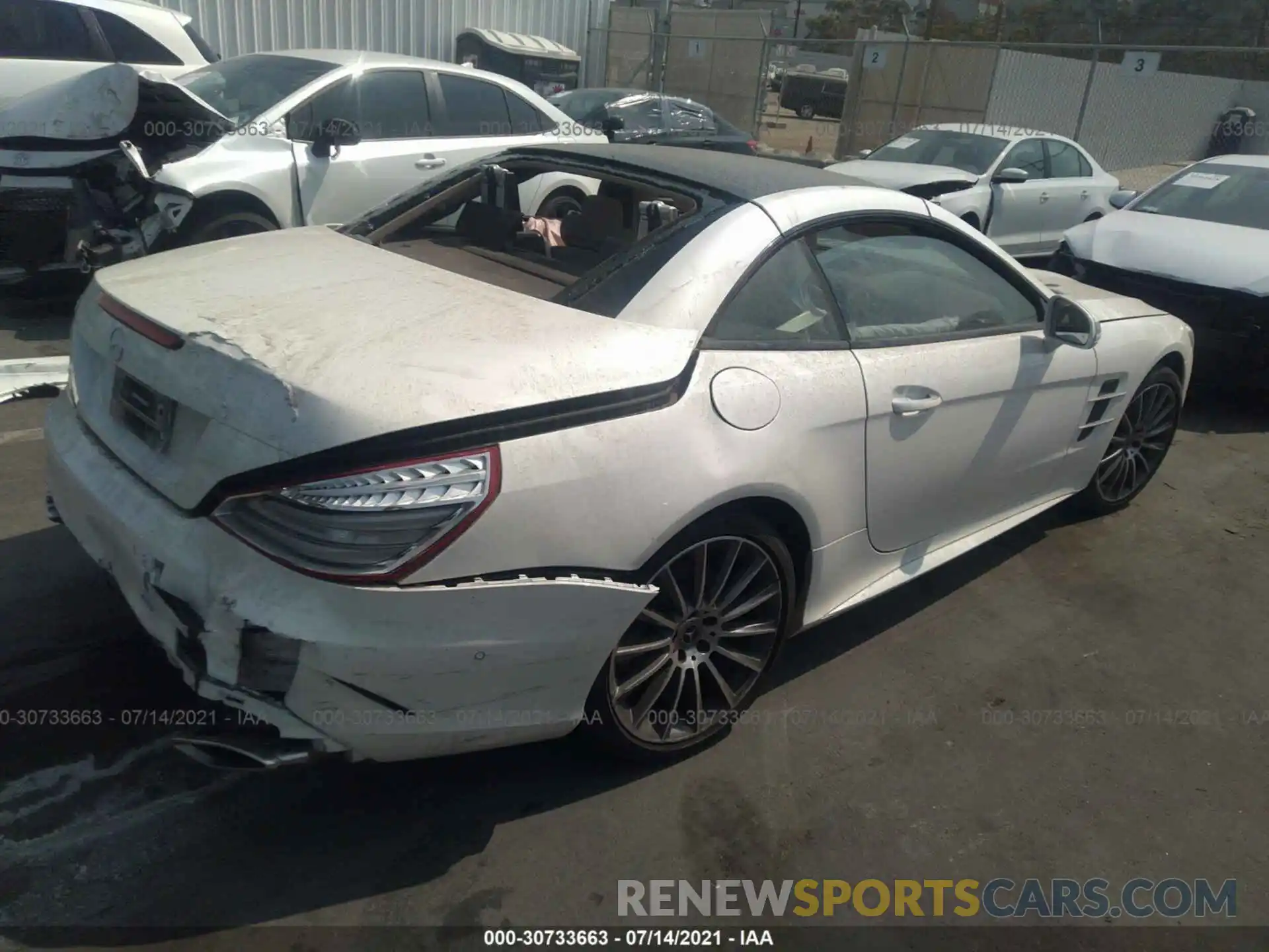 4 Photograph of a damaged car WDDJK6GA3KF055628 MERCEDES-BENZ SL 2019