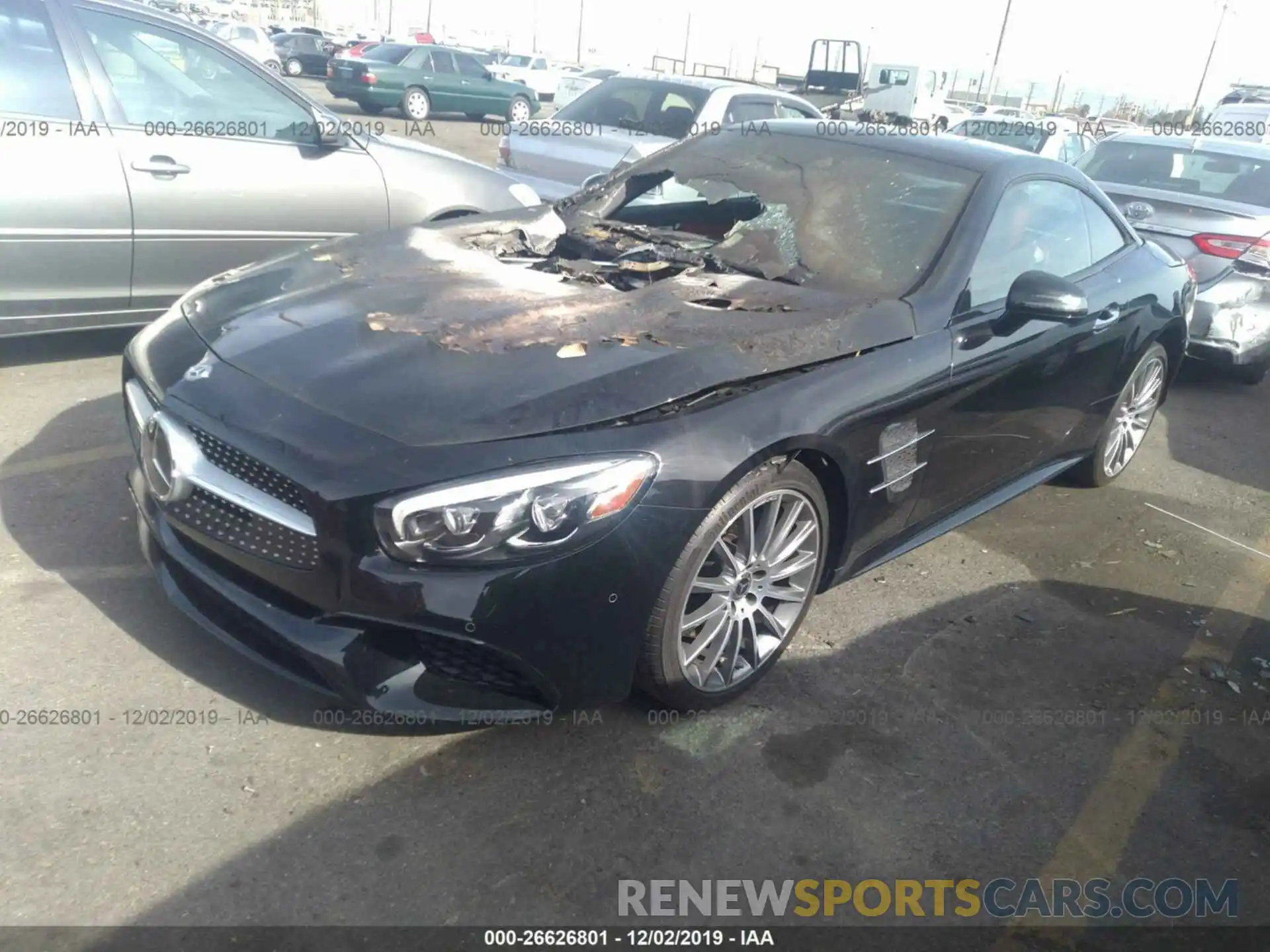 2 Photograph of a damaged car WDDJK6GA6KF054649 MERCEDES-BENZ SL 2019