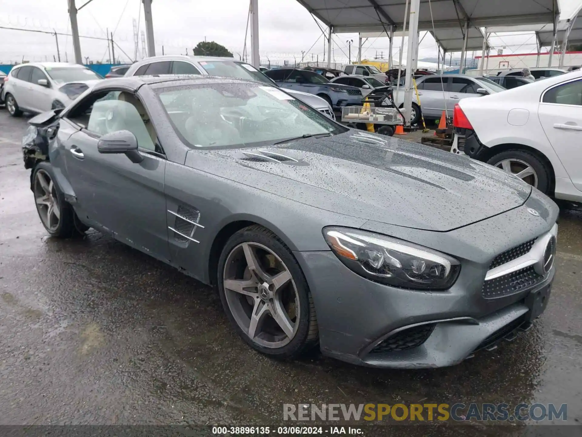 1 Photograph of a damaged car WDDJK7DA6KF057531 MERCEDES-BENZ SL 550 2019