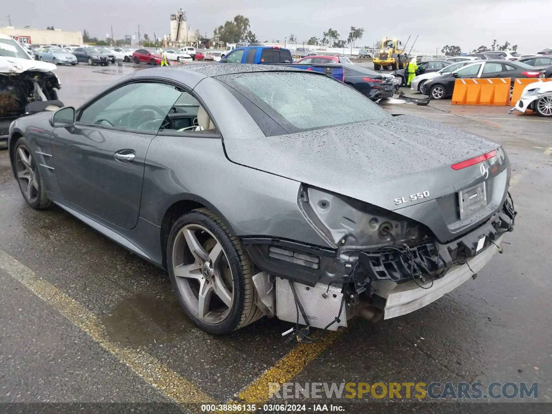 3 Photograph of a damaged car WDDJK7DA6KF057531 MERCEDES-BENZ SL 550 2019