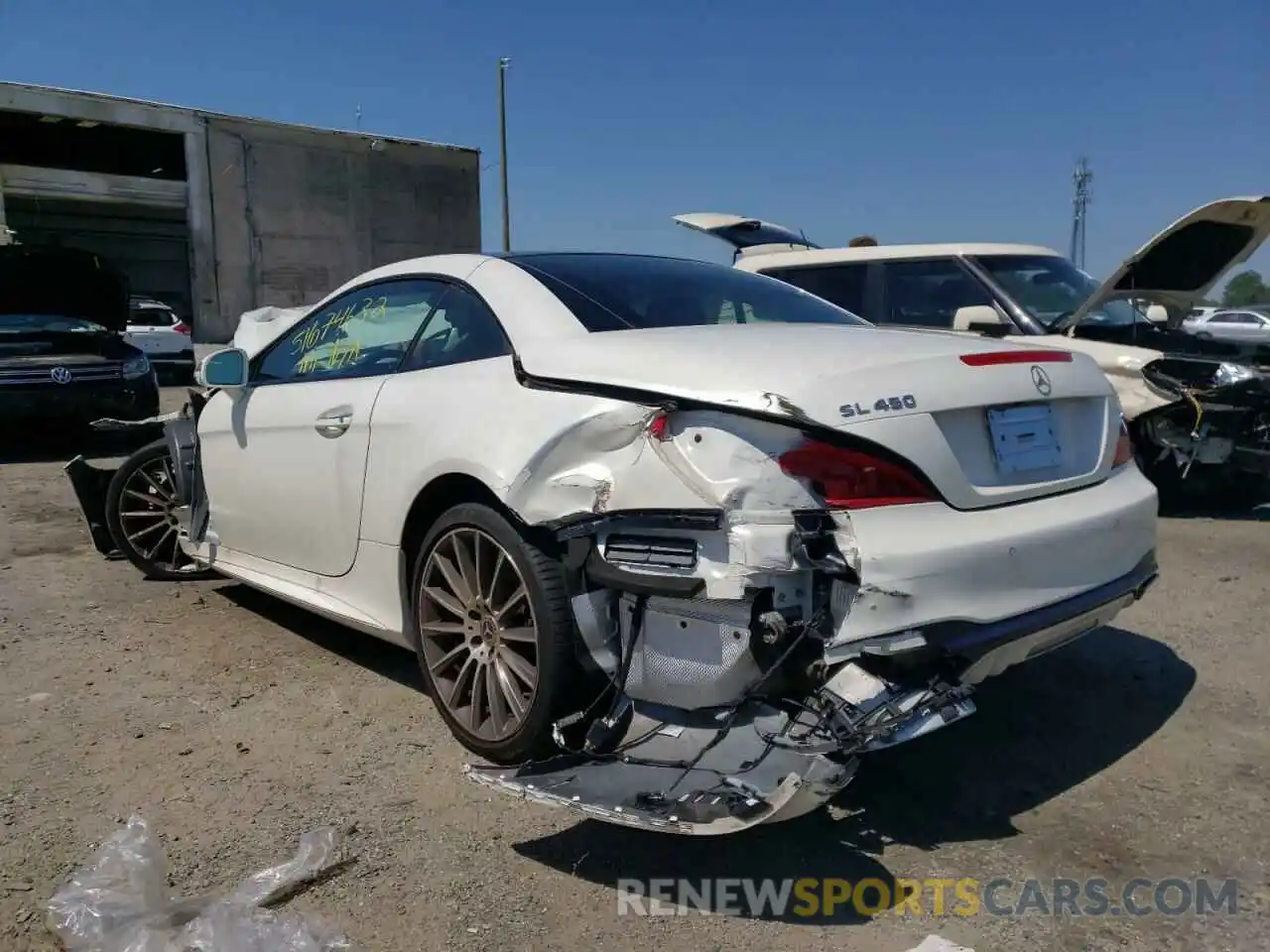 3 Photograph of a damaged car WDDJK6GA2KF054910 MERCEDES-BENZ SL-CLASS 2019