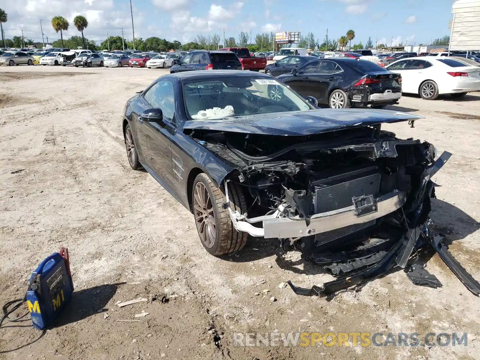 1 Photograph of a damaged car WDDJK6GA3KF054771 MERCEDES-BENZ SL-CLASS 2019