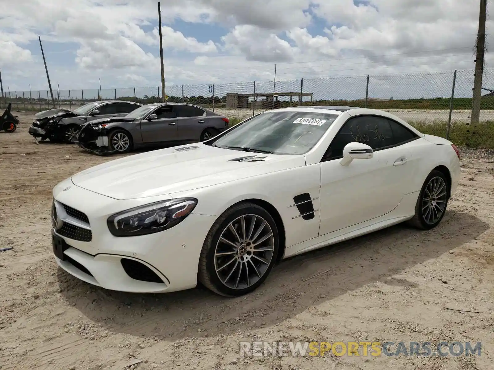 2 Photograph of a damaged car WDDJK7DA0KF054513 MERCEDES-BENZ SL-CLASS 2019