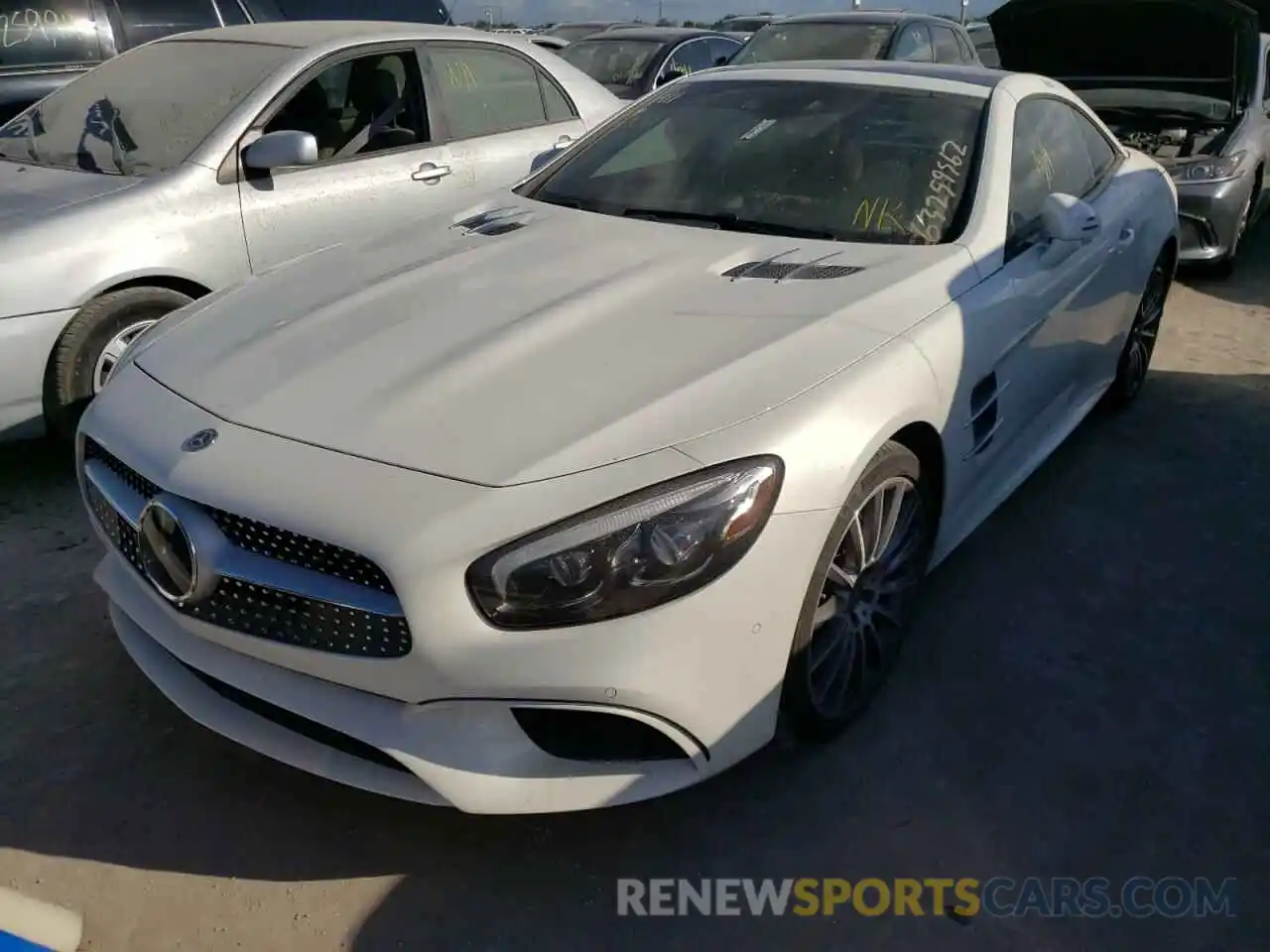 2 Photograph of a damaged car WDDJK7DAXKF057760 MERCEDES-BENZ SL-CLASS 2019