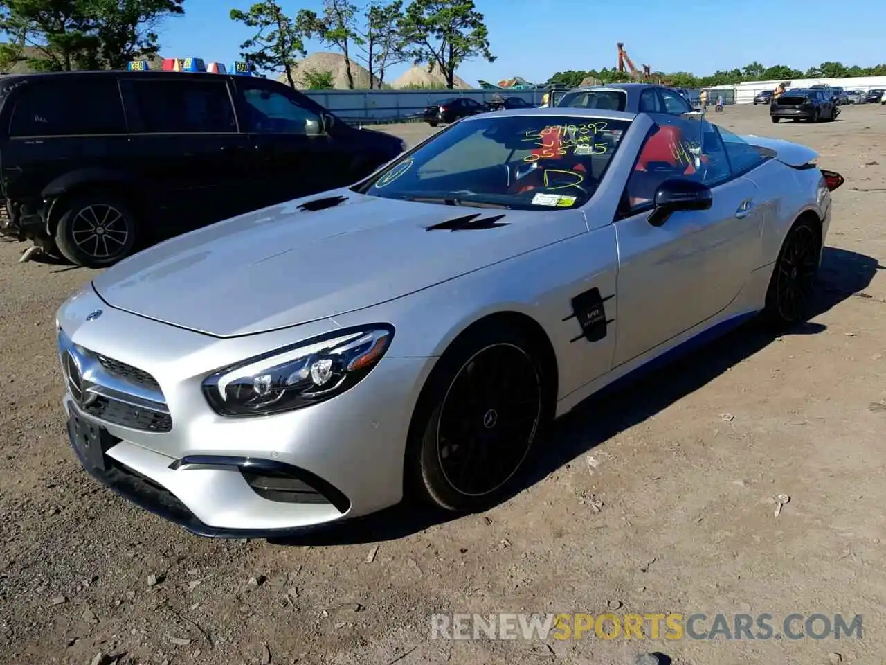 2 Photograph of a damaged car WDDJK7EAXKF055795 MERCEDES-BENZ SL-CLASS 2019