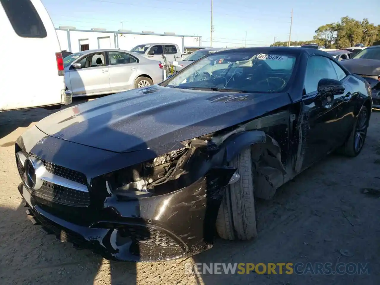 2 Photograph of a damaged car W1KJK7DAXLF061695 MERCEDES-BENZ SL-CLASS 2020