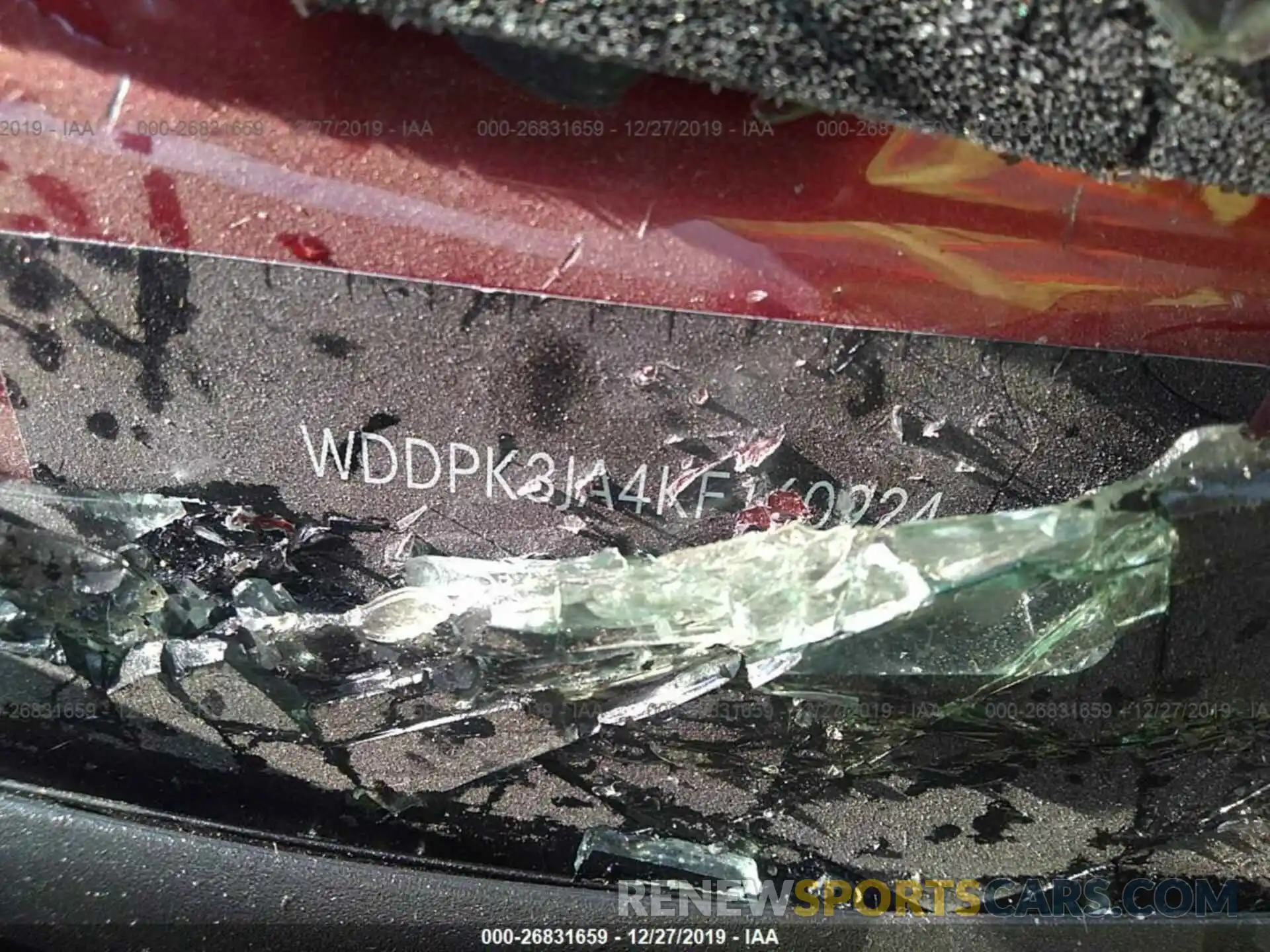 9 Photograph of a damaged car WDDPK3JA4KF160924 MERCEDES-BENZ SLC 2019