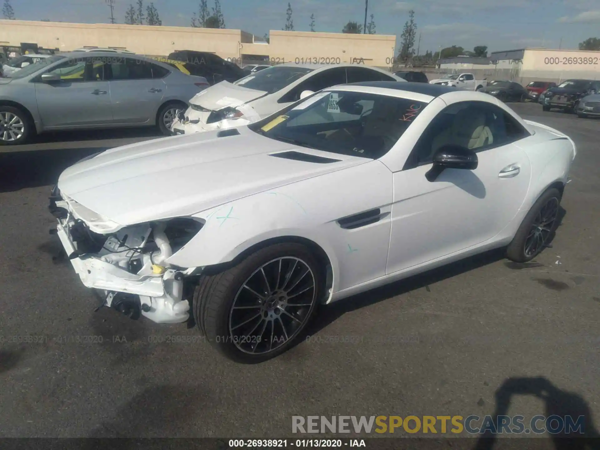 2 Photograph of a damaged car WDDPK3JA6KF157250 MERCEDES-BENZ SLC 2019