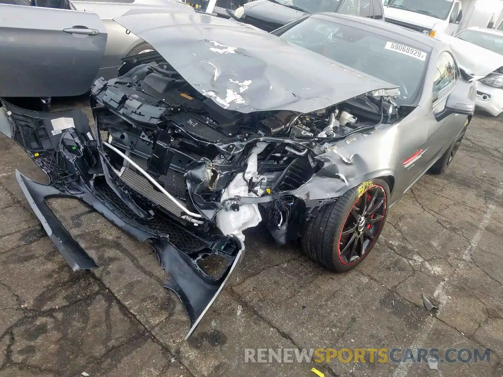 2 Photograph of a damaged car WDDPK6GA8KF159509 MERCEDES-BENZ SLC 43 AMG 2019