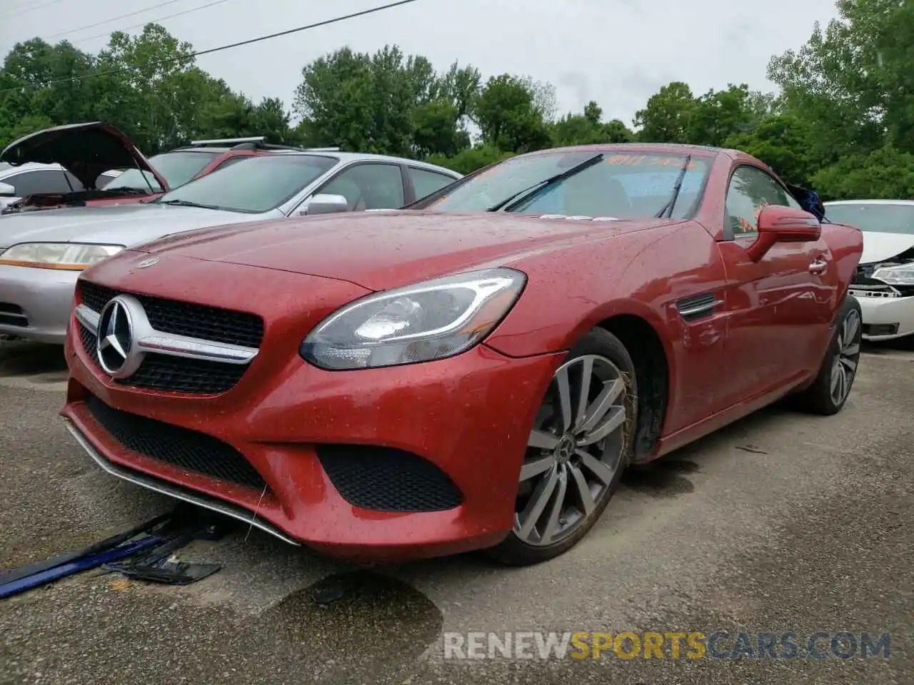 2 Photograph of a damaged car WDDPK3JA0KF159186 MERCEDES-BENZ SLC-CLASS 2019