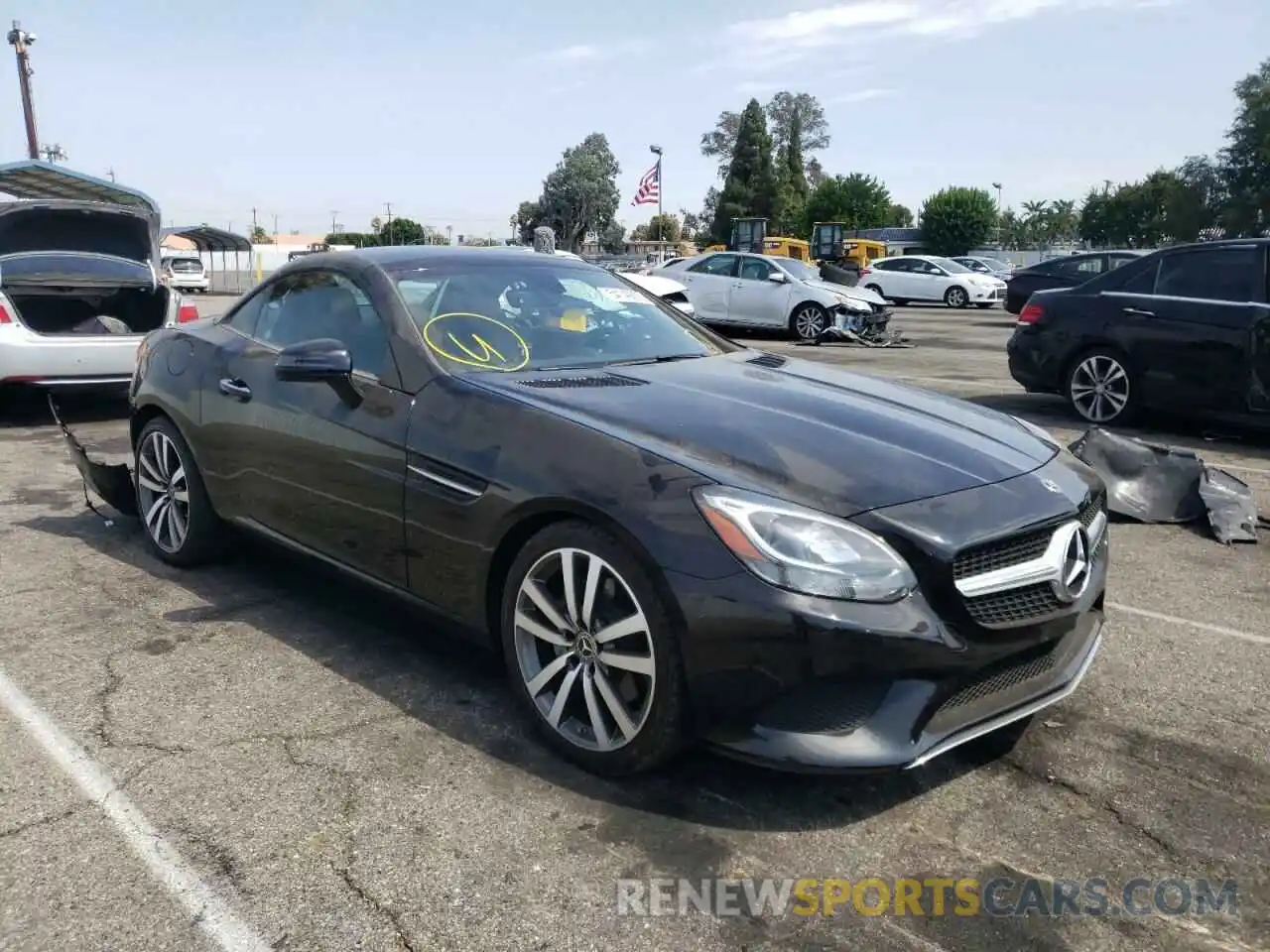 1 Photograph of a damaged car WDDPK3JA3KF163524 MERCEDES-BENZ SLC-CLASS 2019