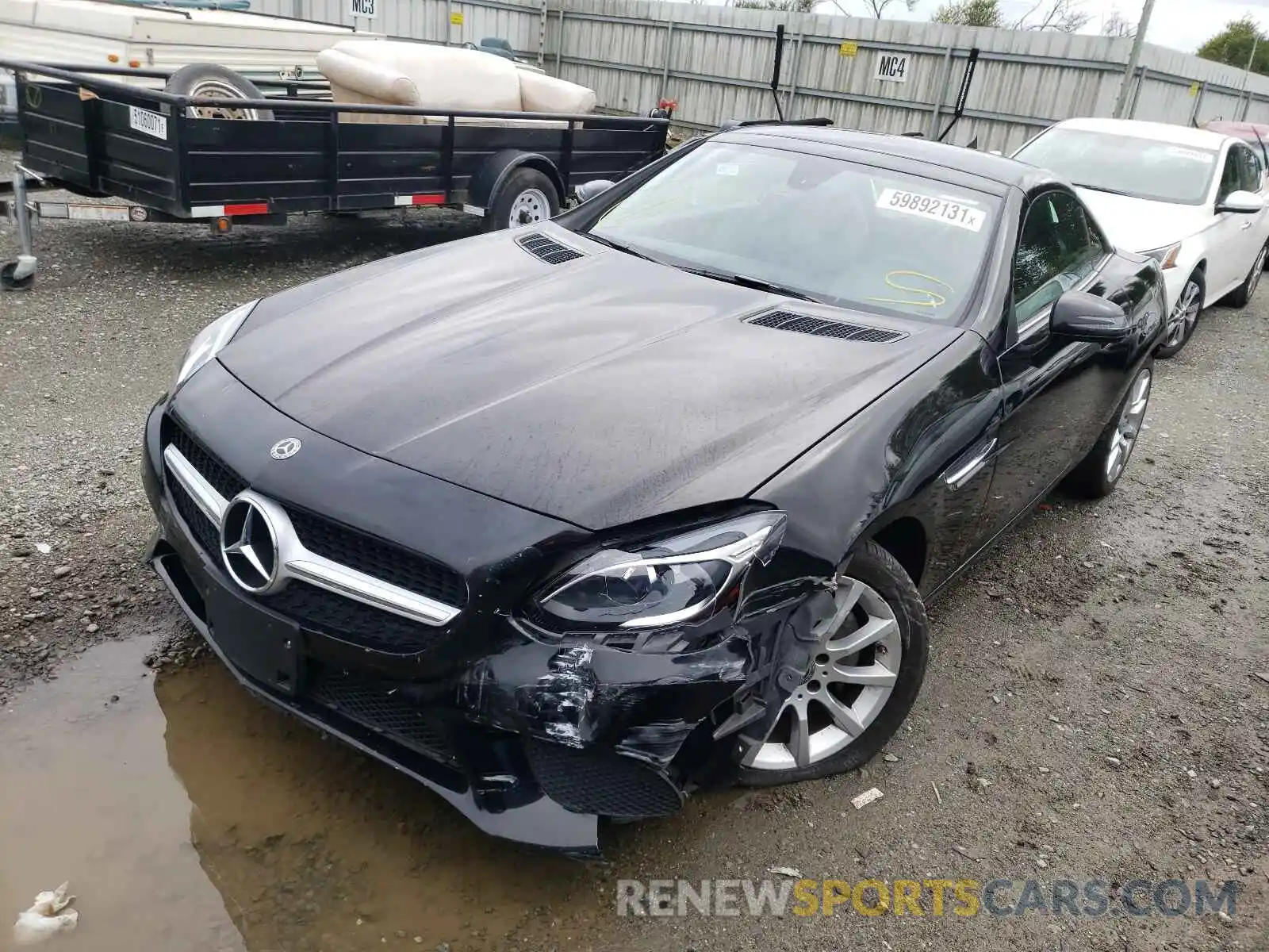 2 Photograph of a damaged car WDDPK3JA5KF162097 MERCEDES-BENZ SLC-CLASS 2019