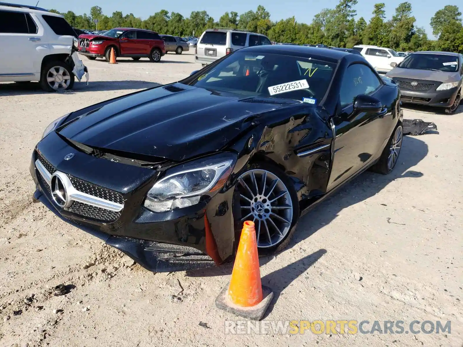 2 Photograph of a damaged car W1KPK3JA0LF170819 MERCEDES-BENZ SLC-CLASS 2020