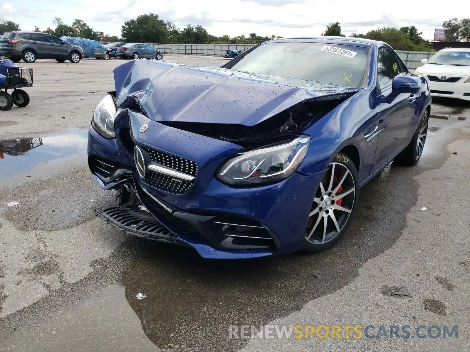 2 Photograph of a damaged car WDDPK6GA7LF166548 MERCEDES-BENZ SLC-CLASS 2020