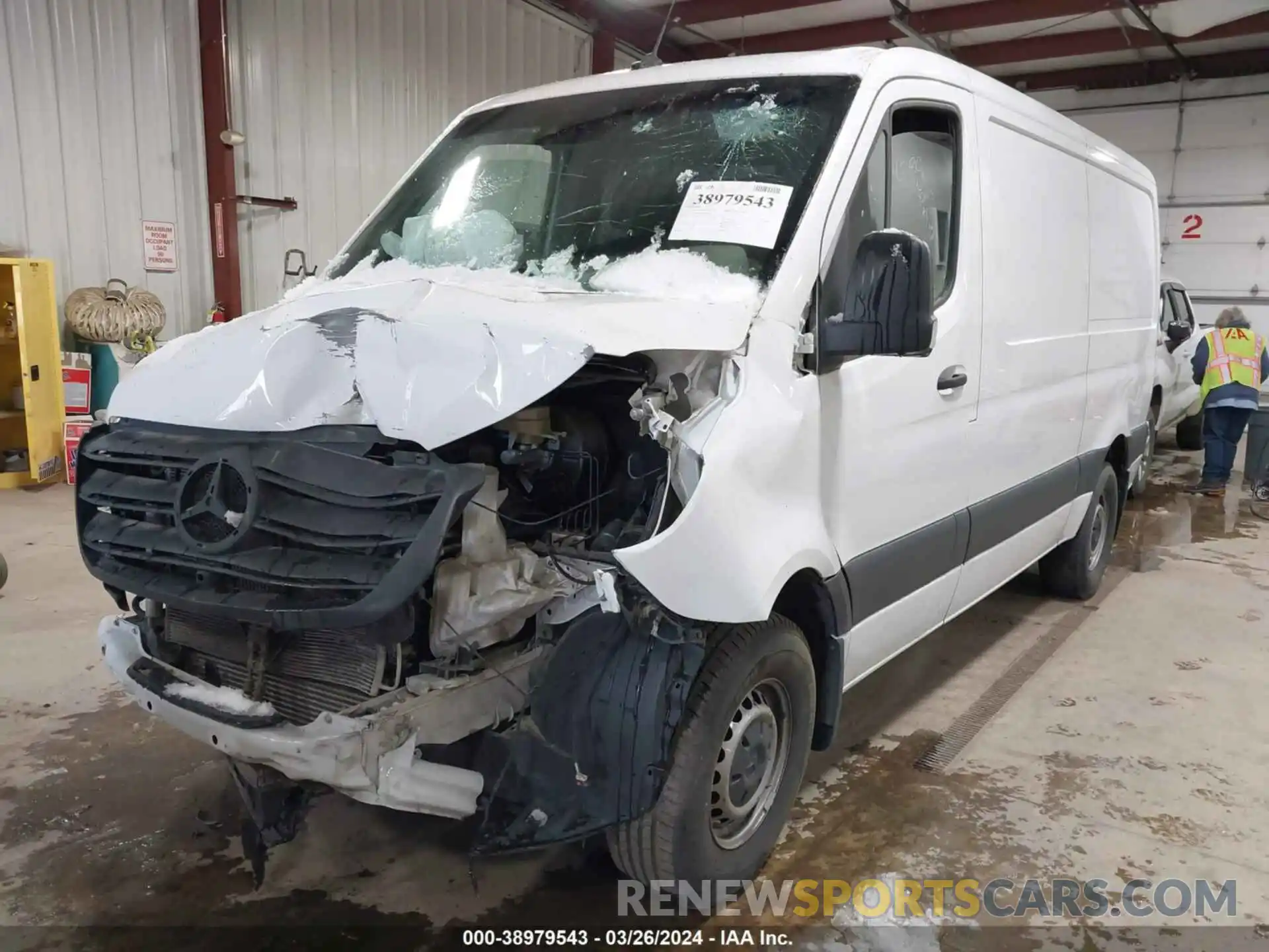 2 Photograph of a damaged car W1Y70BGY0NT093495 MERCEDES-BENZ SPRINTER 1500 2022