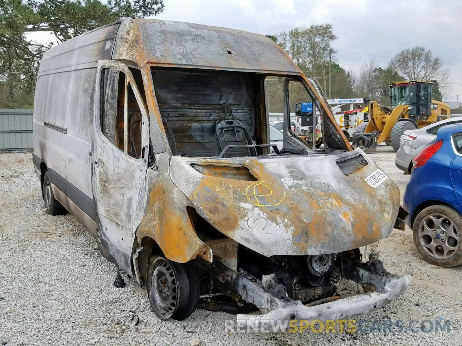 1 Photograph of a damaged car WD3PF1CD0KP026152 MERCEDES-BENZ SPRINTER 2 2019