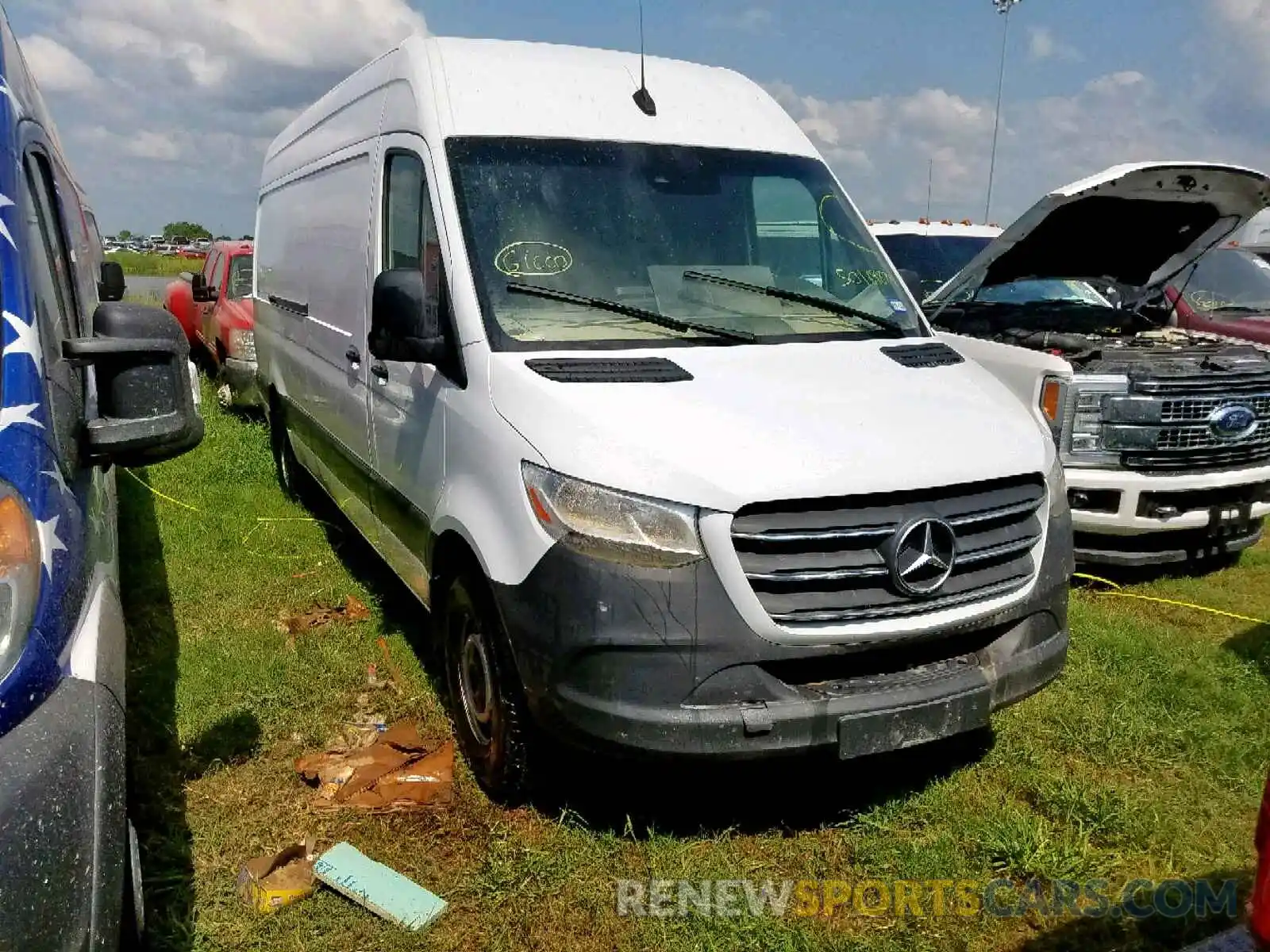 1 Photograph of a damaged car WD4PF1CD1KP021893 MERCEDES-BENZ SPRINTER 2 2019