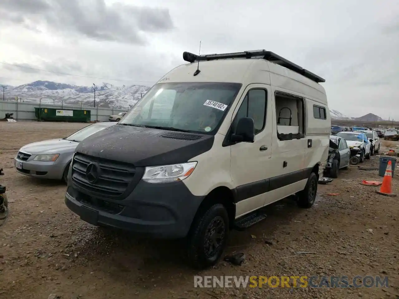 2 Photograph of a damaged car W1W4EBVYXKT017682 MERCEDES-BENZ SPRINTER 2019